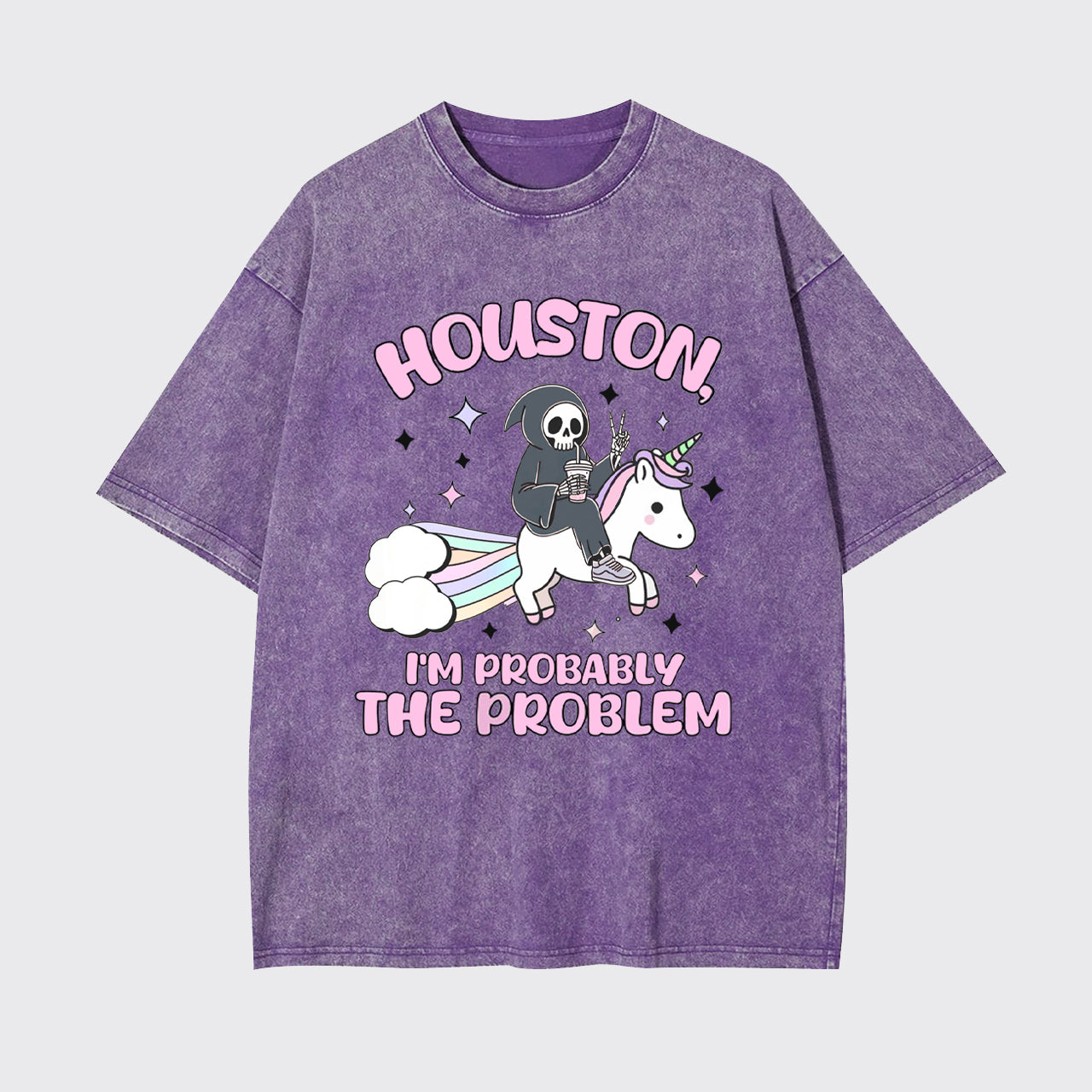 Mental Health-Houston I'm Probably The Problem Garment-dye Tees