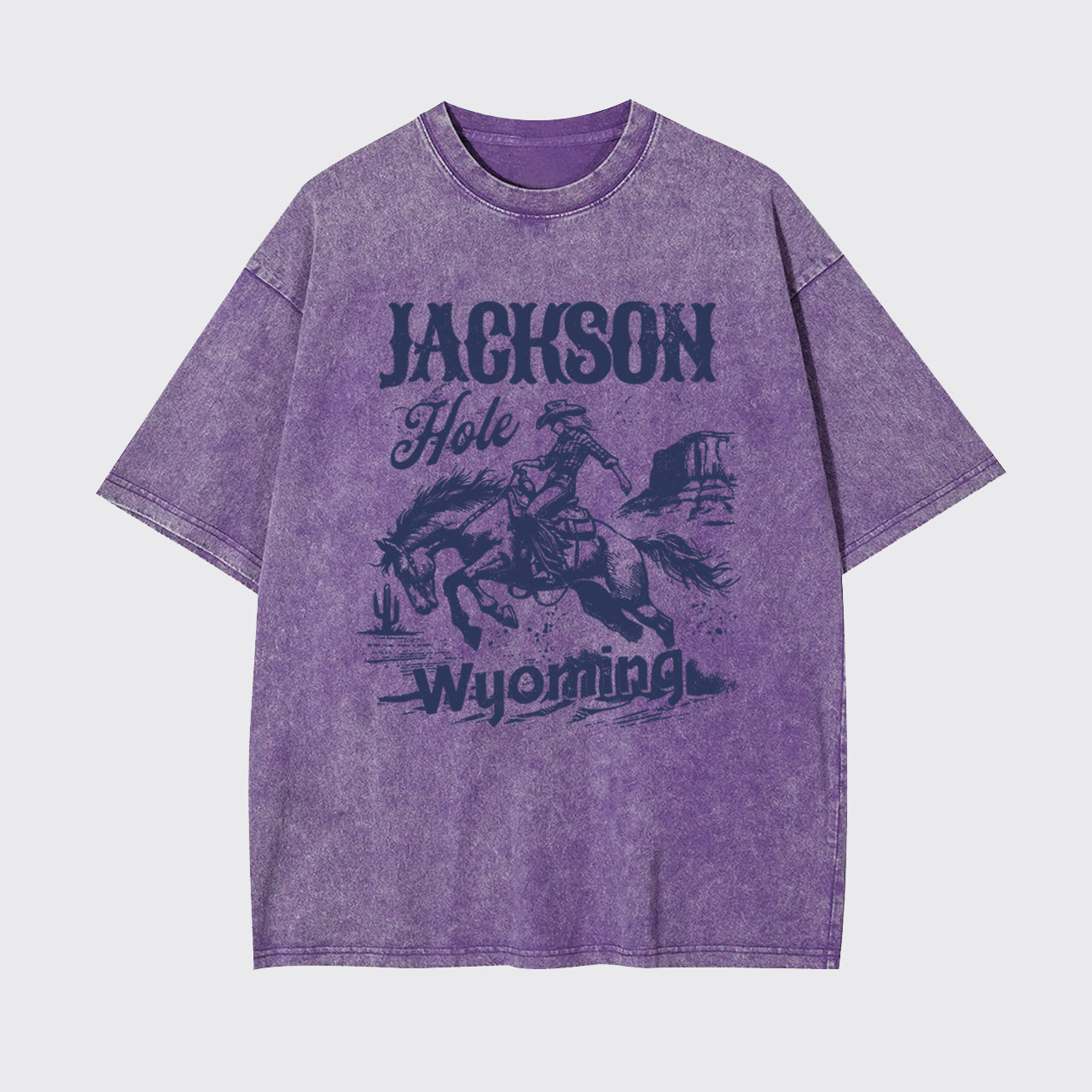 Vintage Cowboy-Jackson Hole Wyoming Garment-dye Tees