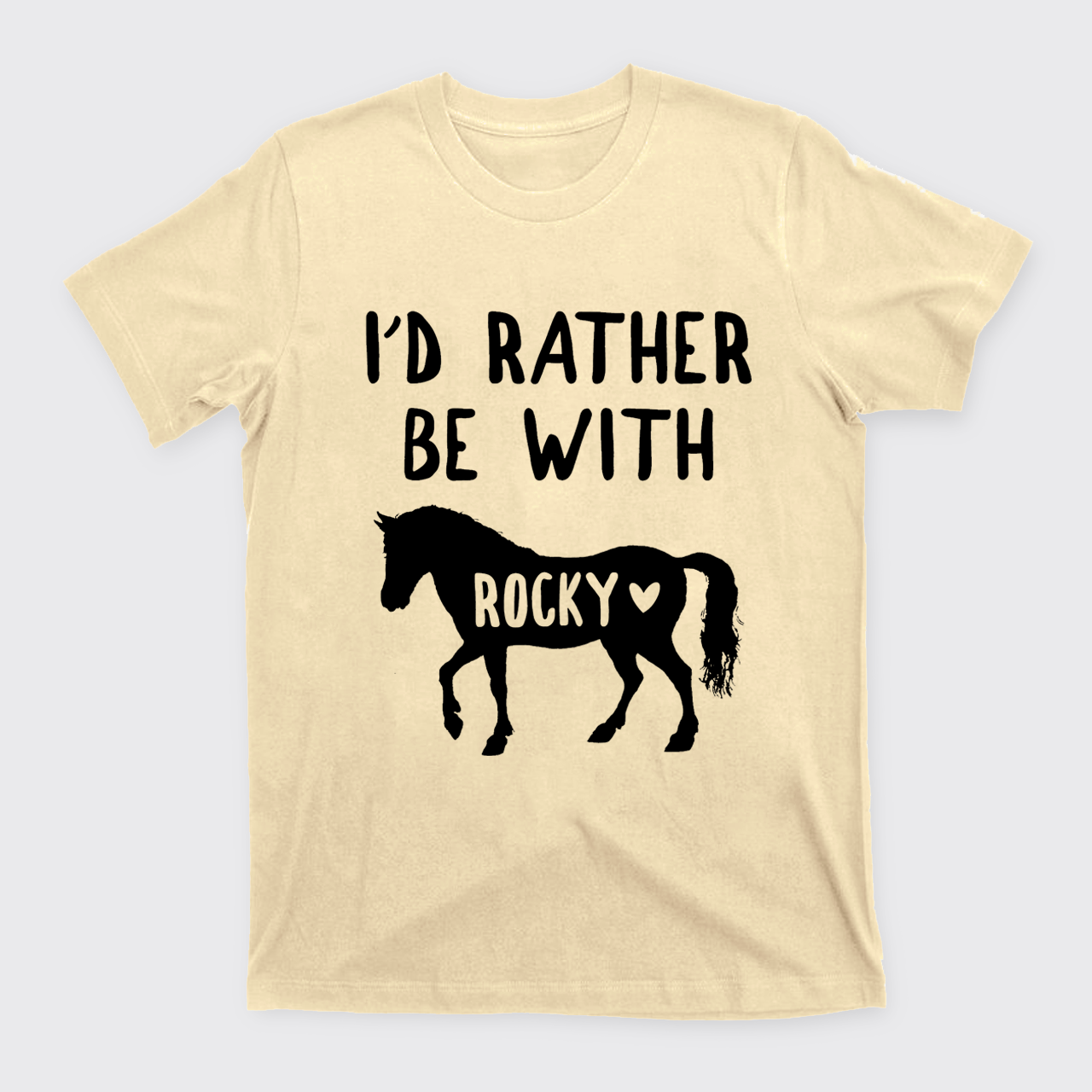 Personalized I'd Rather Be With XXX T-Shirts