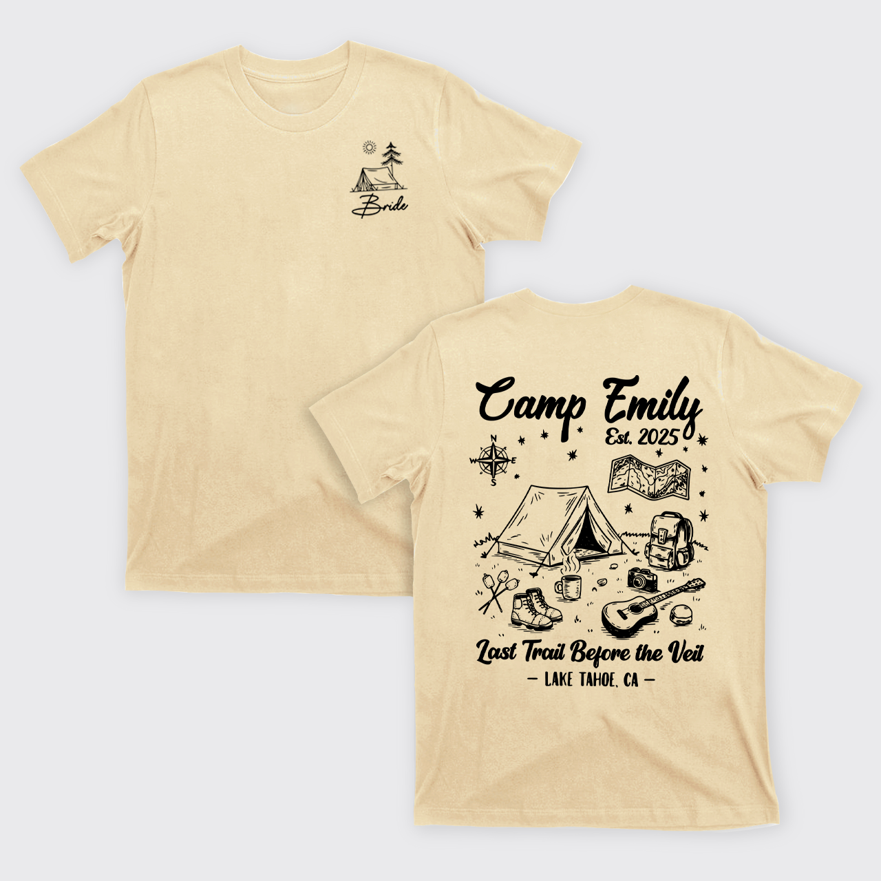 Personalized Camp Family T-Shirts