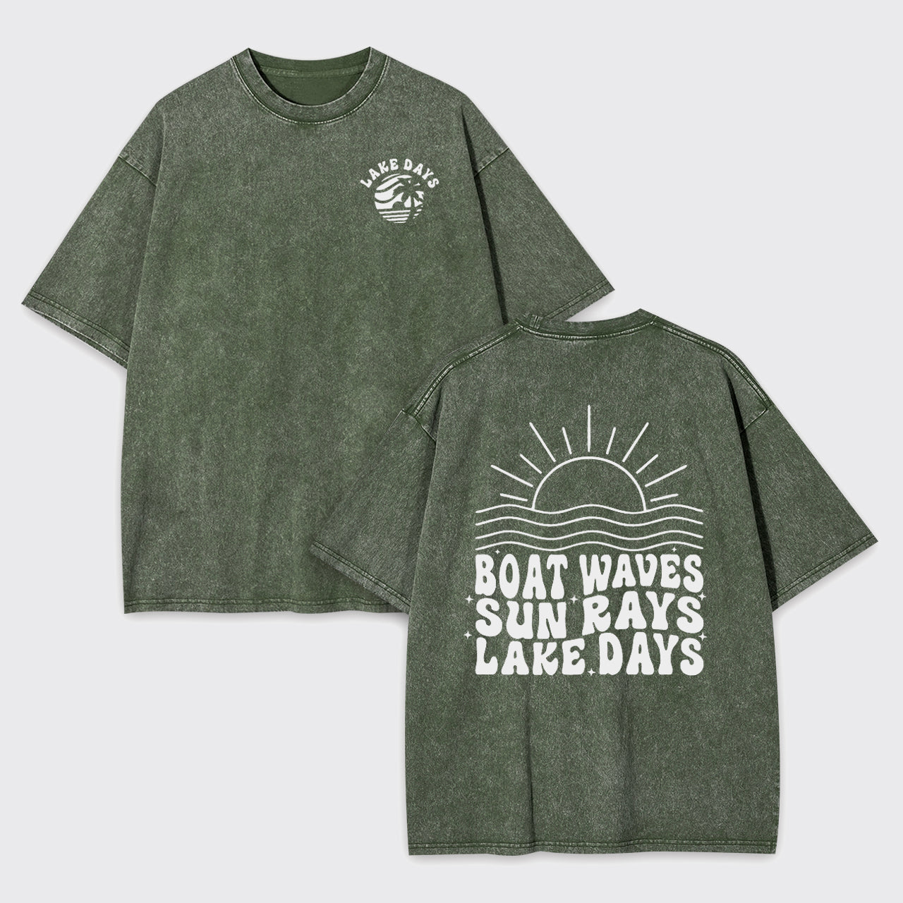 Cute Lake Days Garment-dye Tees