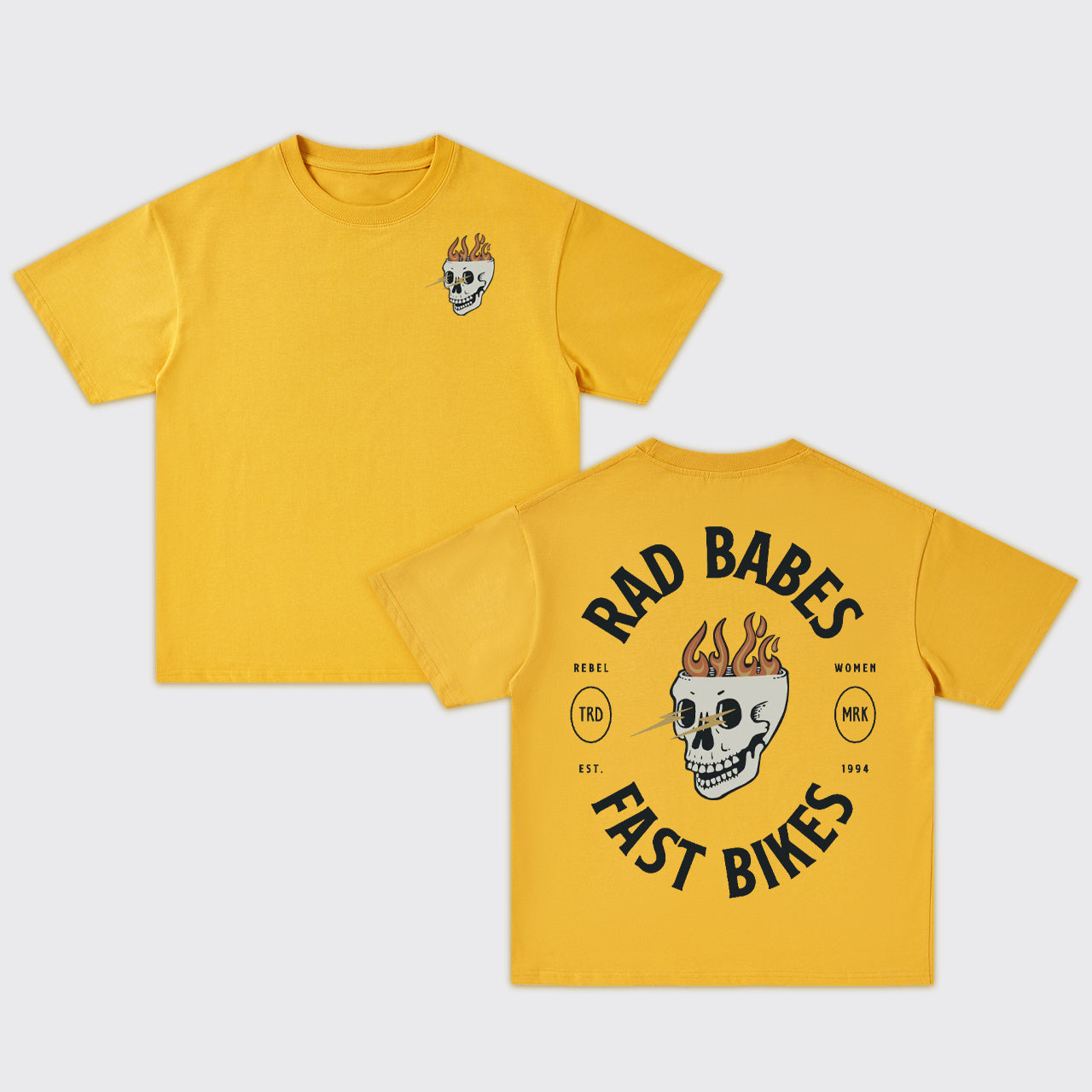 Babes Fast Bikes Oversize T-Shirts