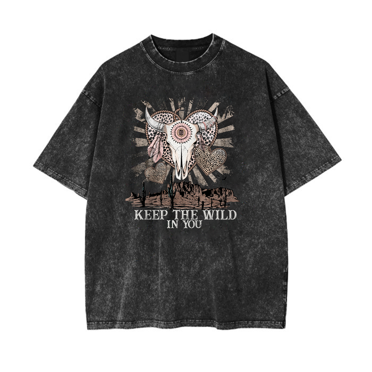 Keep The Wild In You Garment-dye Tees