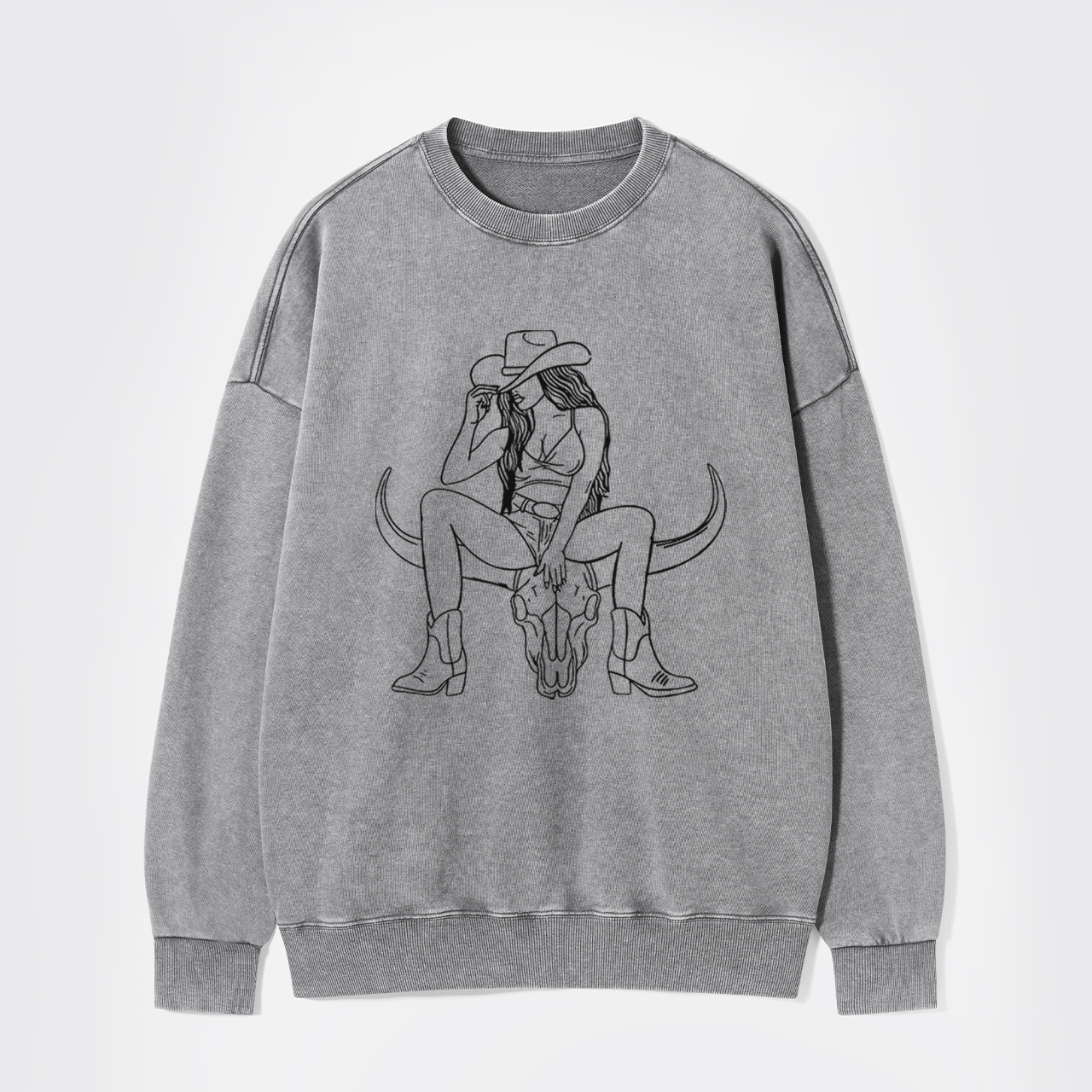 Western Rad Cowgirl Washed Sweatshirts