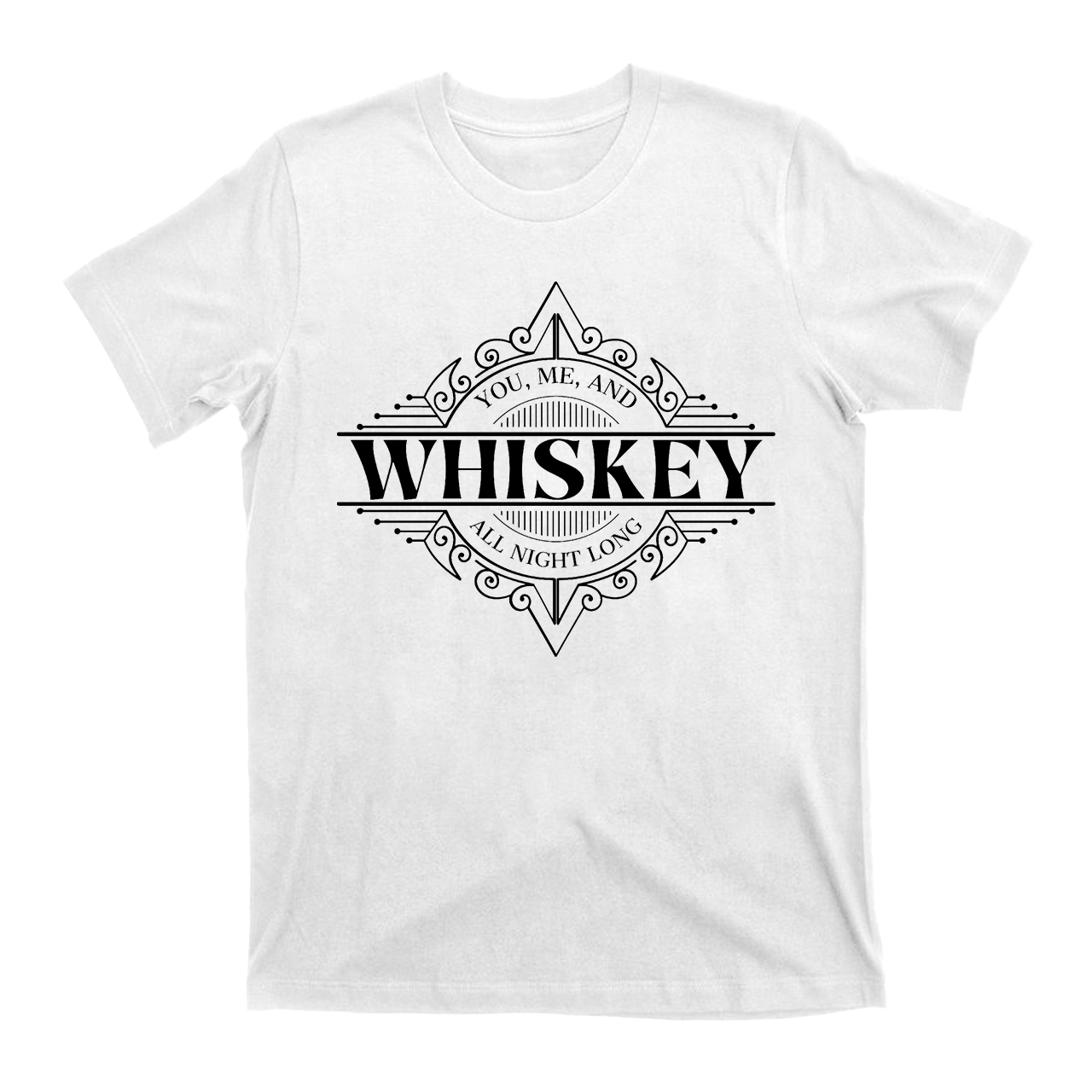 Whiskey All Night Long Cowboys T-Shirts