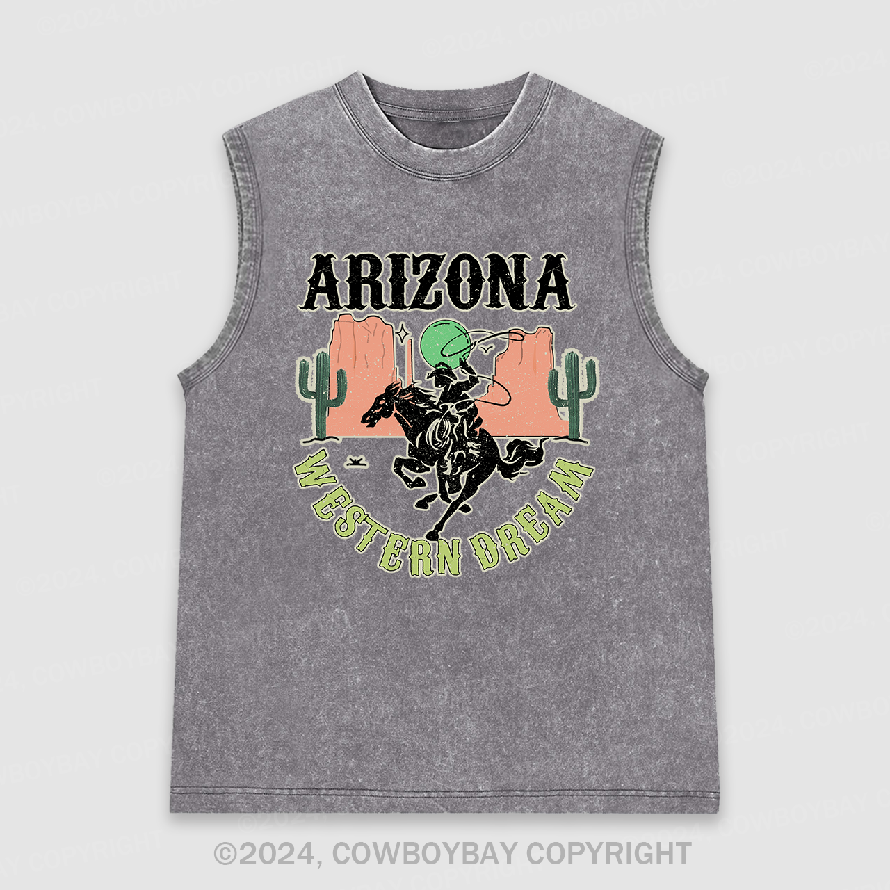 Arizona Western Dream Washed Tanks
