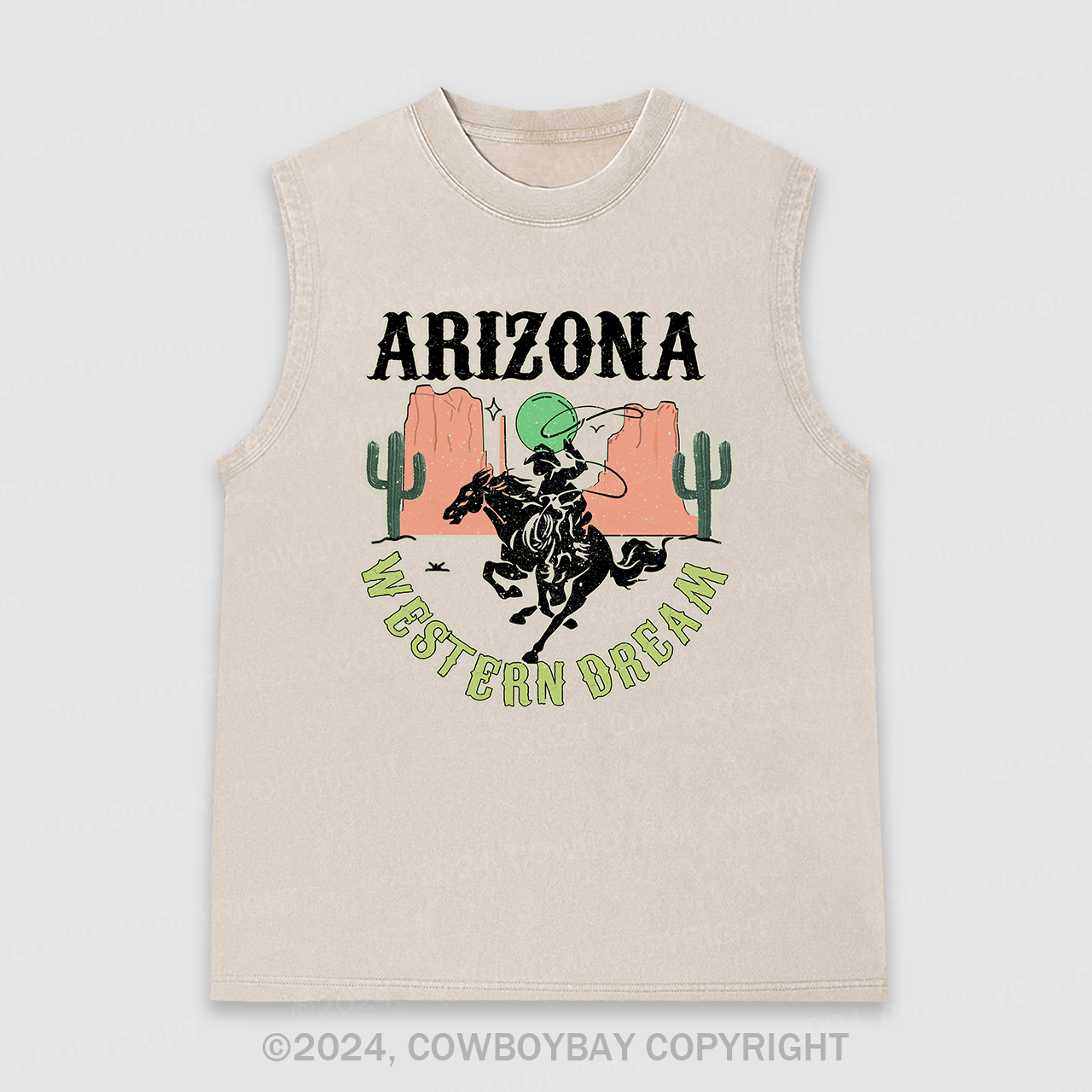 Arizona Western Dream Washed Tanks