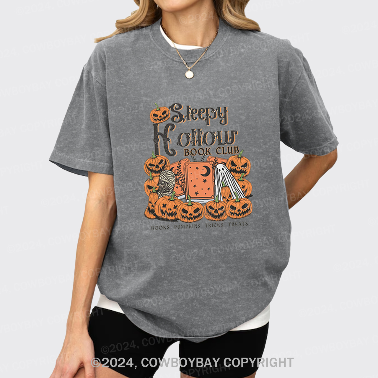 Sleepy Hollow Book Club Garment-dye Tees