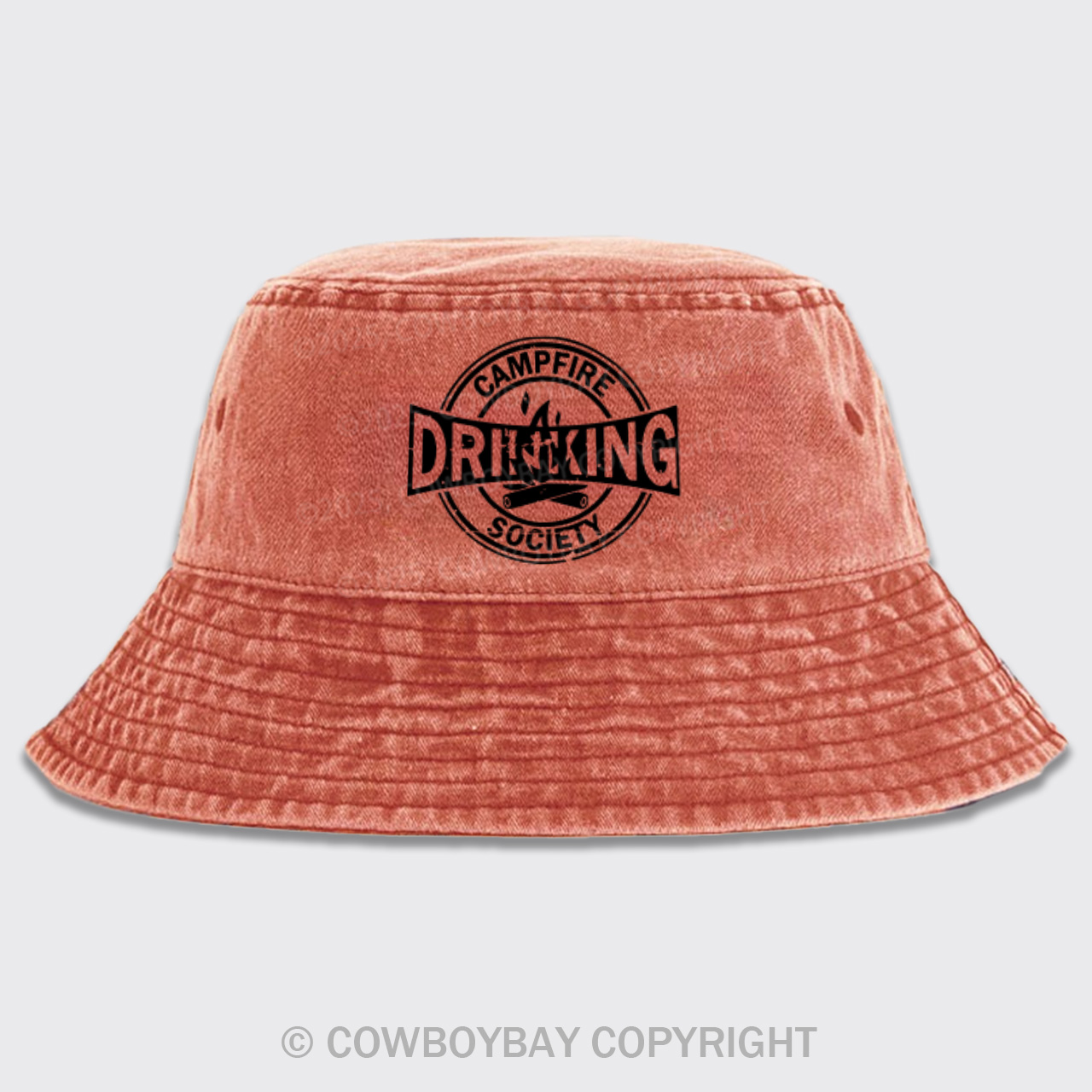 Campfire Drinking Society Bucket Hat