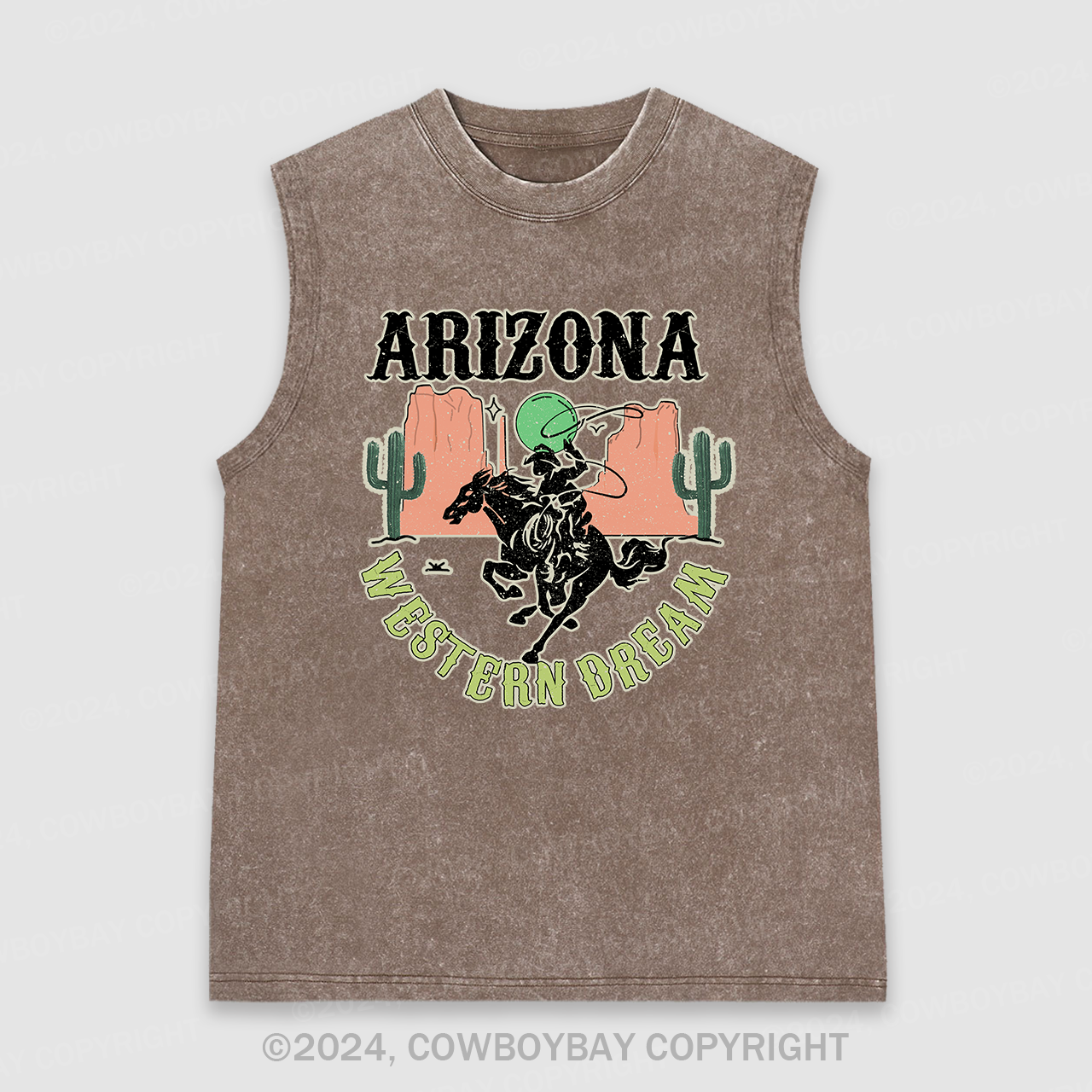 Arizona Western Dream Washed Tanks