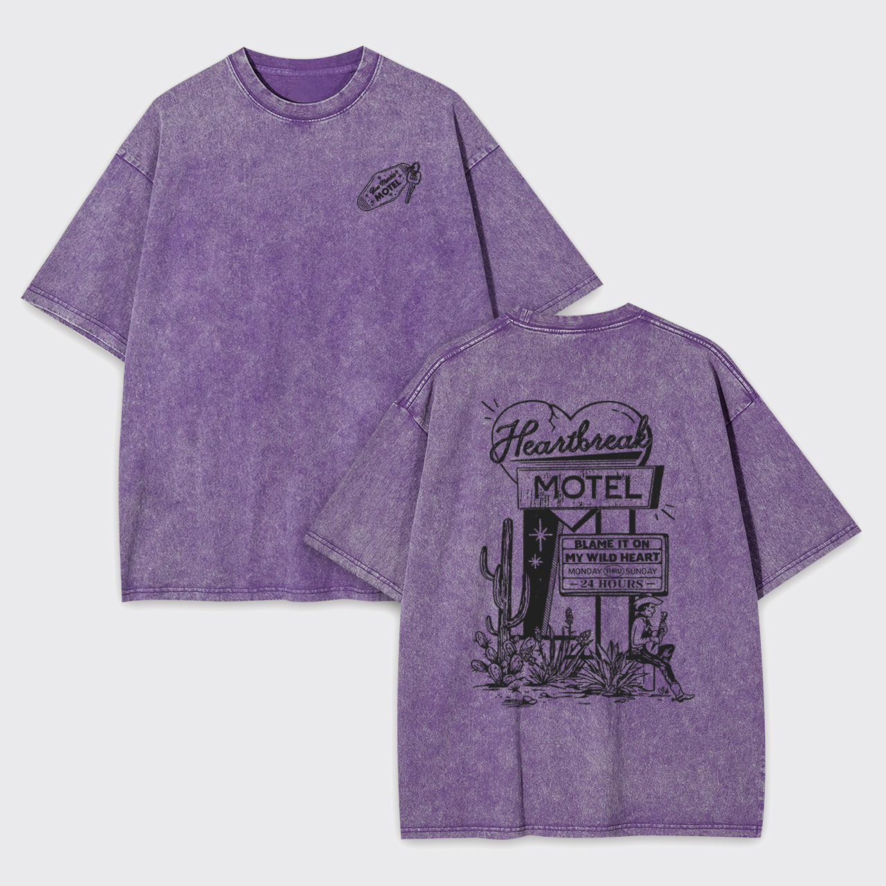 Heartbreak Motel Vintage Garment-dye Tees
