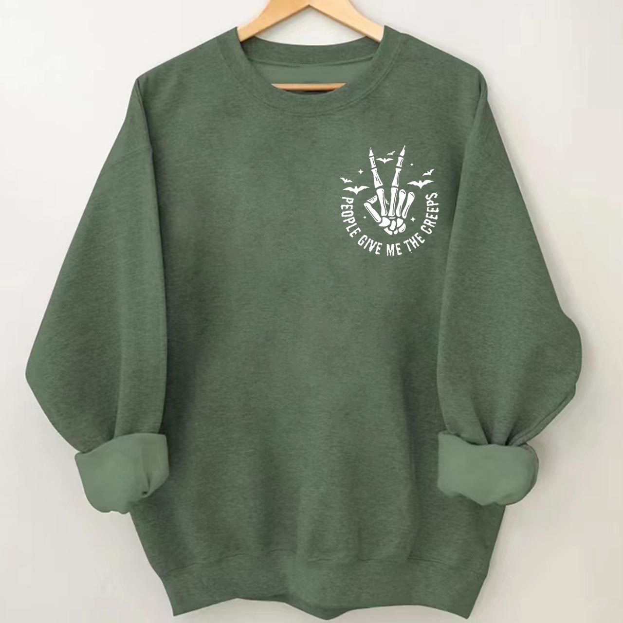 People Give Me The Creeps Halloween Sweatshirt