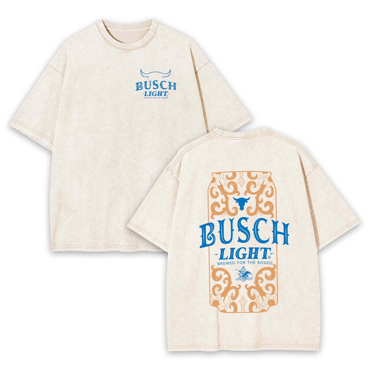 Busch Light Rodeo Garment-dye Tees