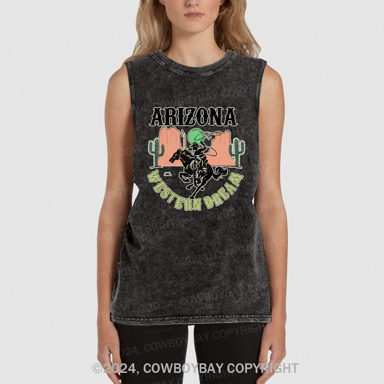 Arizona Western Dream Washed Tanks