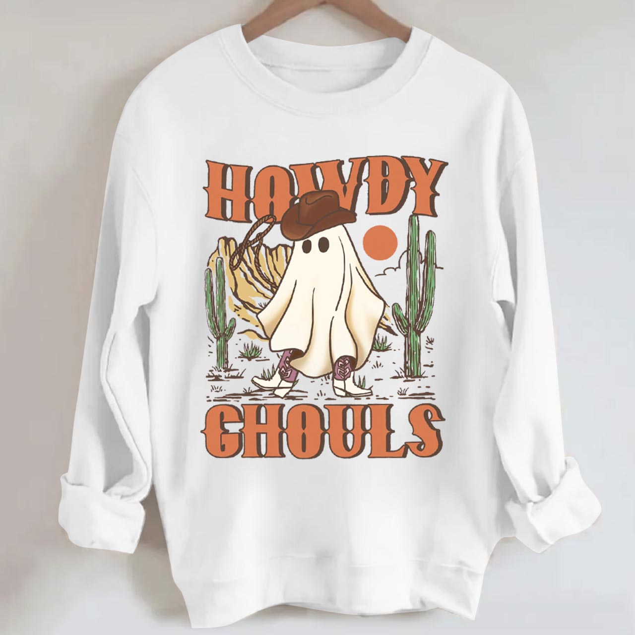 Howdy Ghouls Halloween Sweatshirt