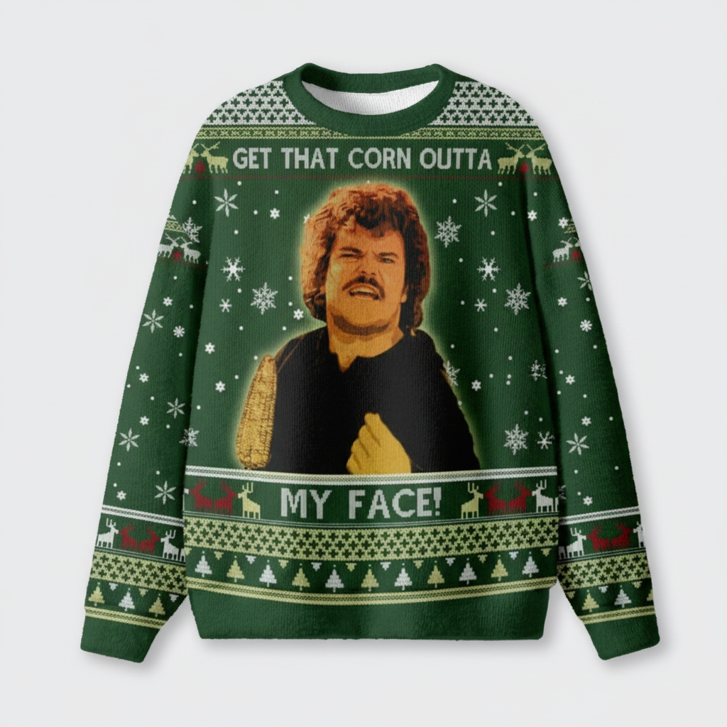 Funny Movie Quote Ugly Knit Sweatshirt