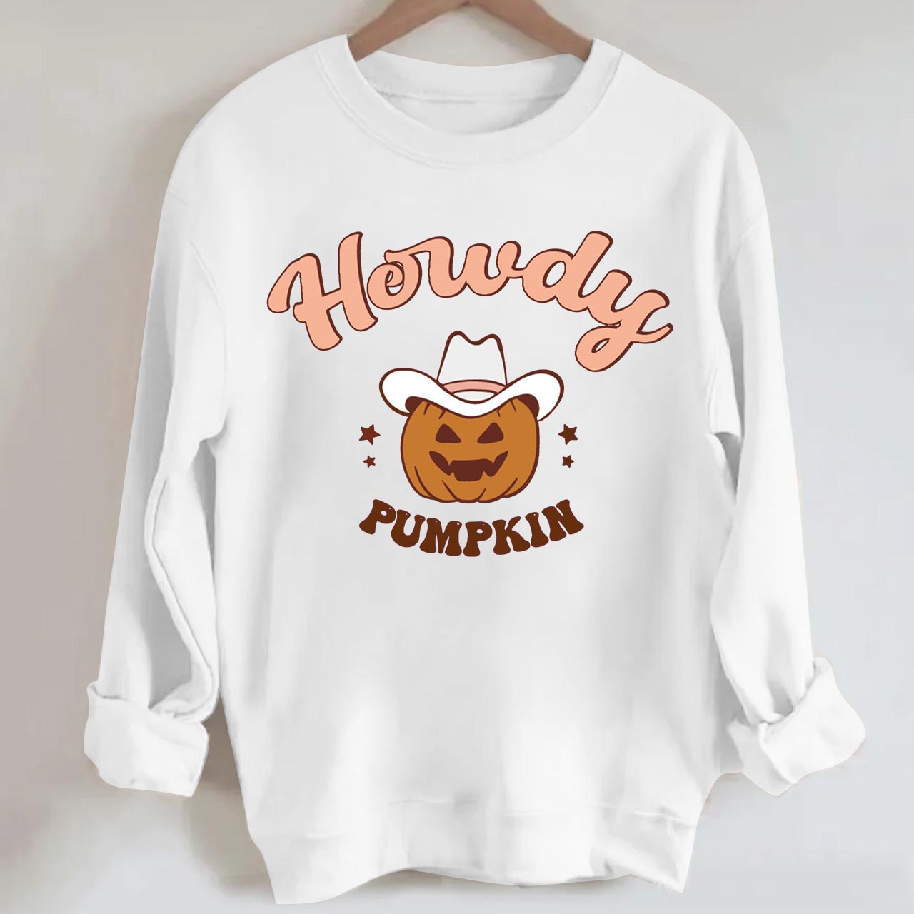 Howdy Pumpkin Halloween Sweatshirt