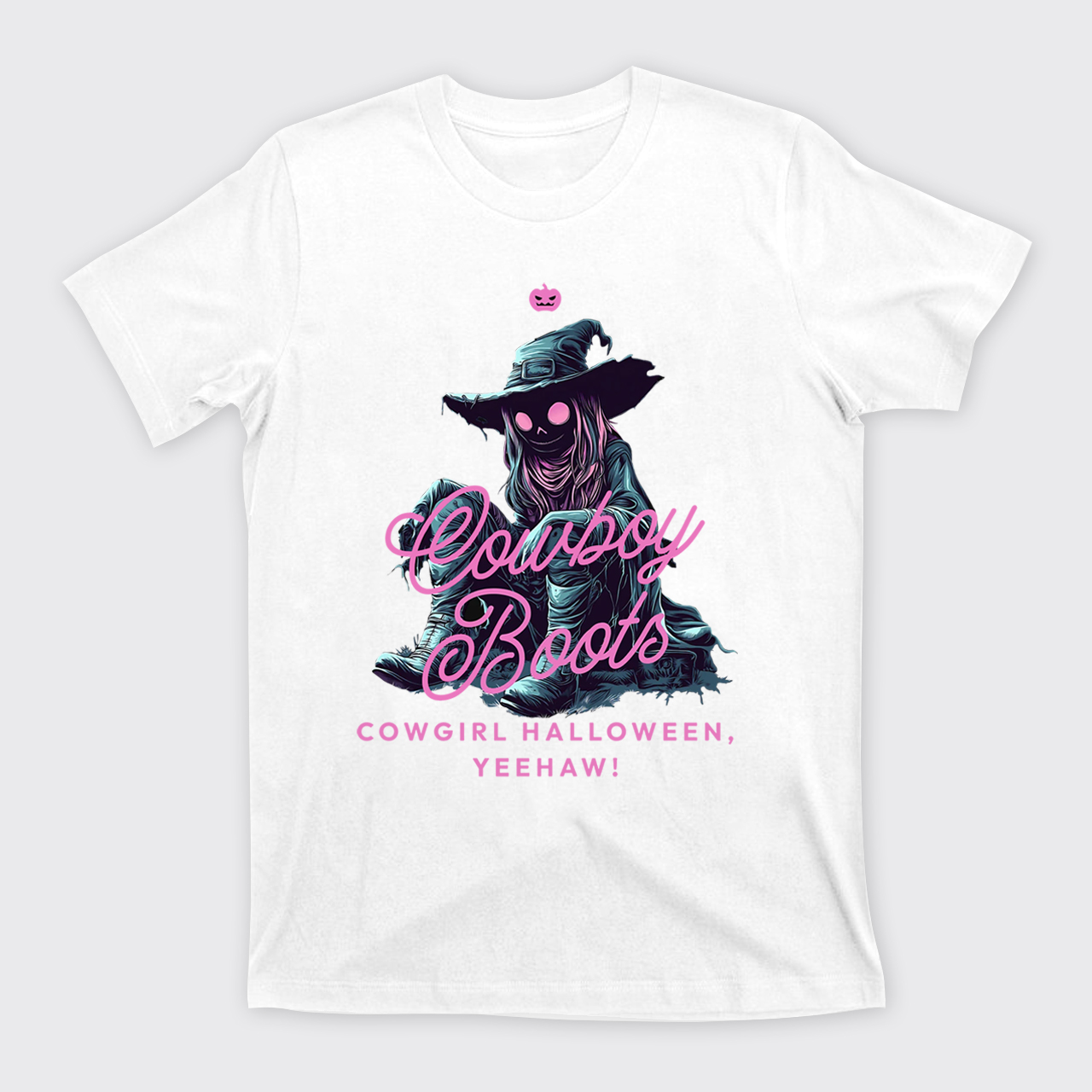 Spooky Western Cowgirl Halloween T-Shirts