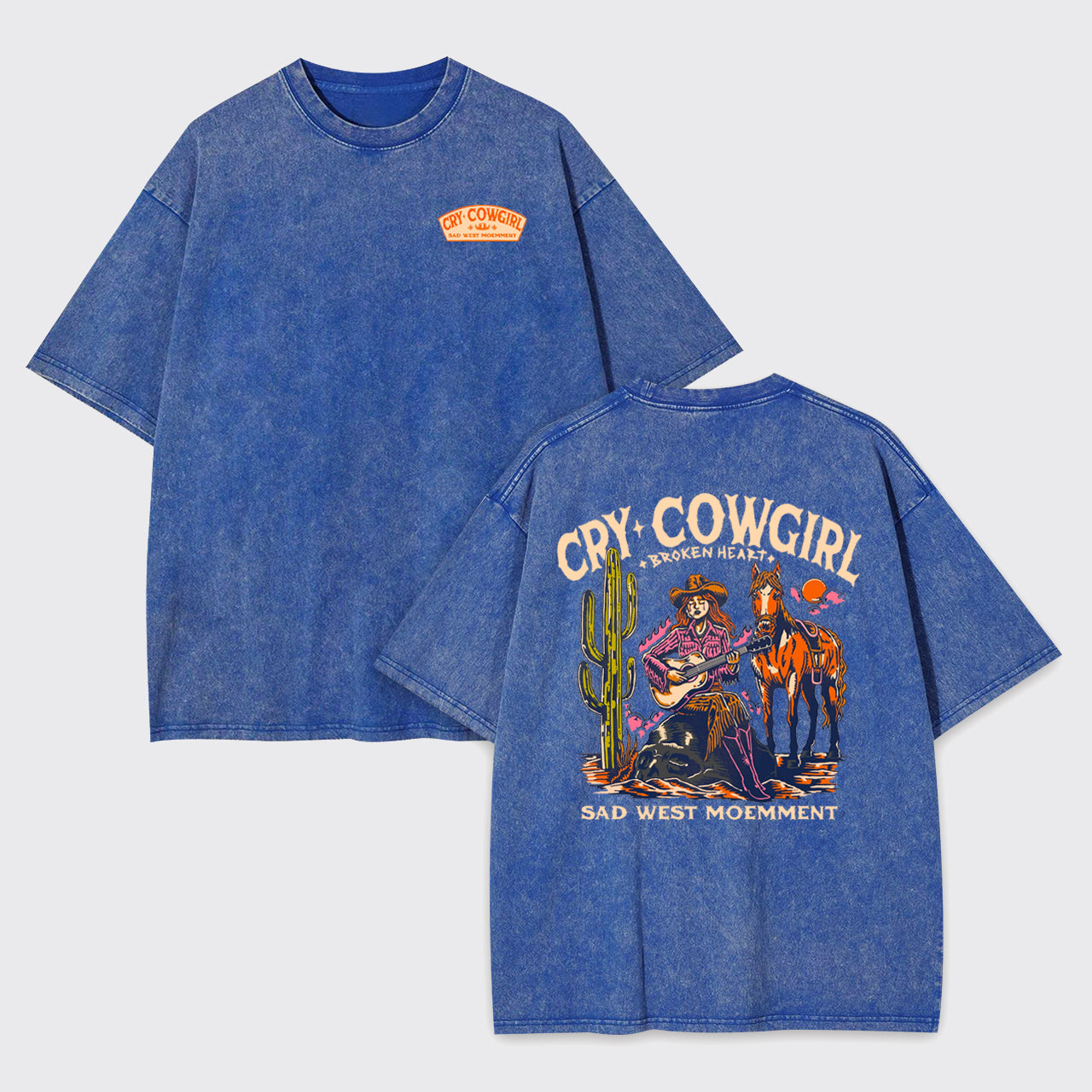 Sad West Garment-dye Tees