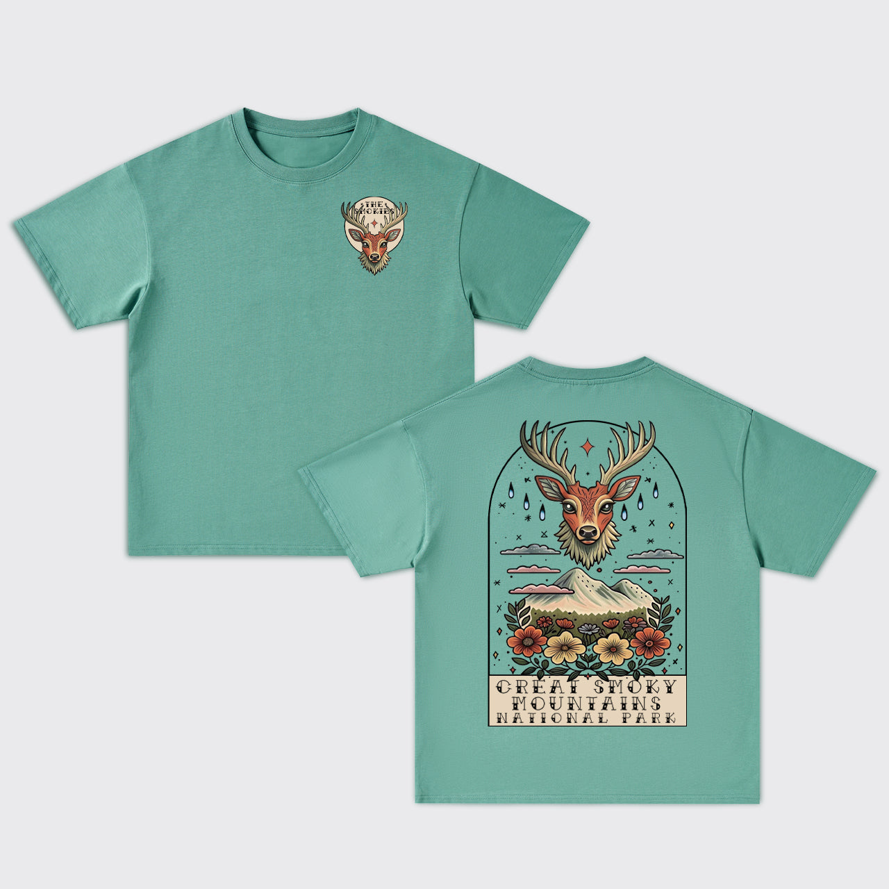 Great Smoky Mountains National Park Oversize T-Shirts