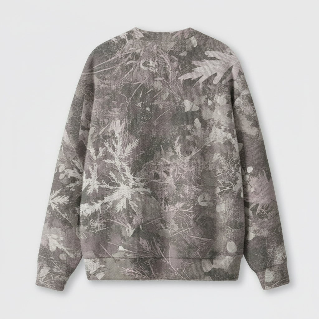 Forest Camo Knit Sweatshirt