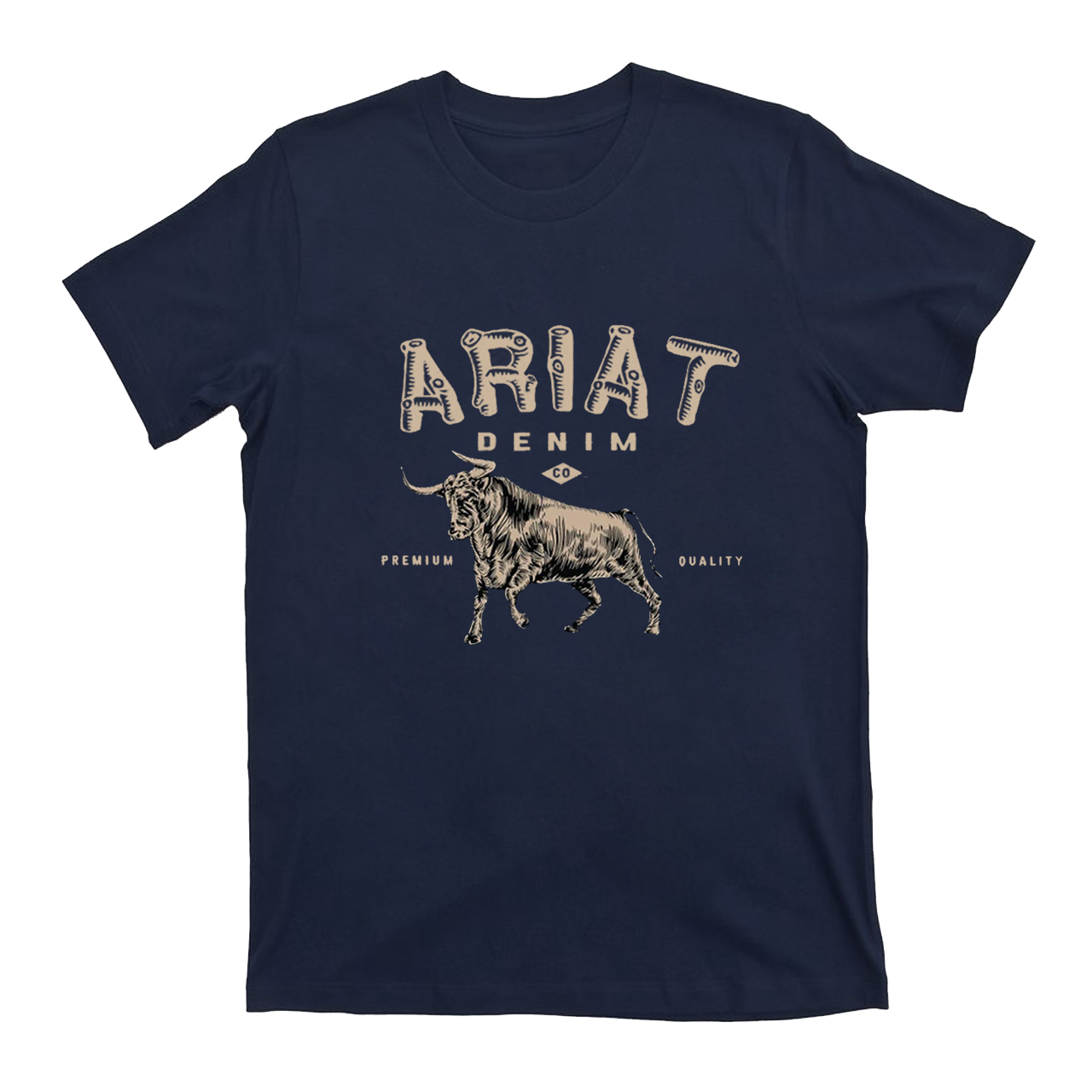 Ariat Denim Cowboy T-shirt