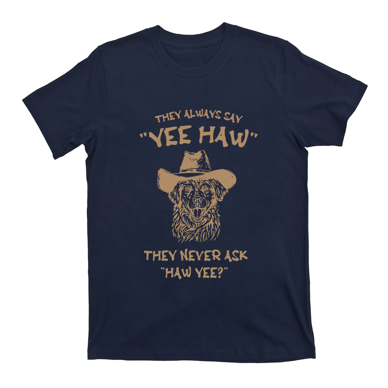 Yee Haw Western Dog Unisex T-shirt
