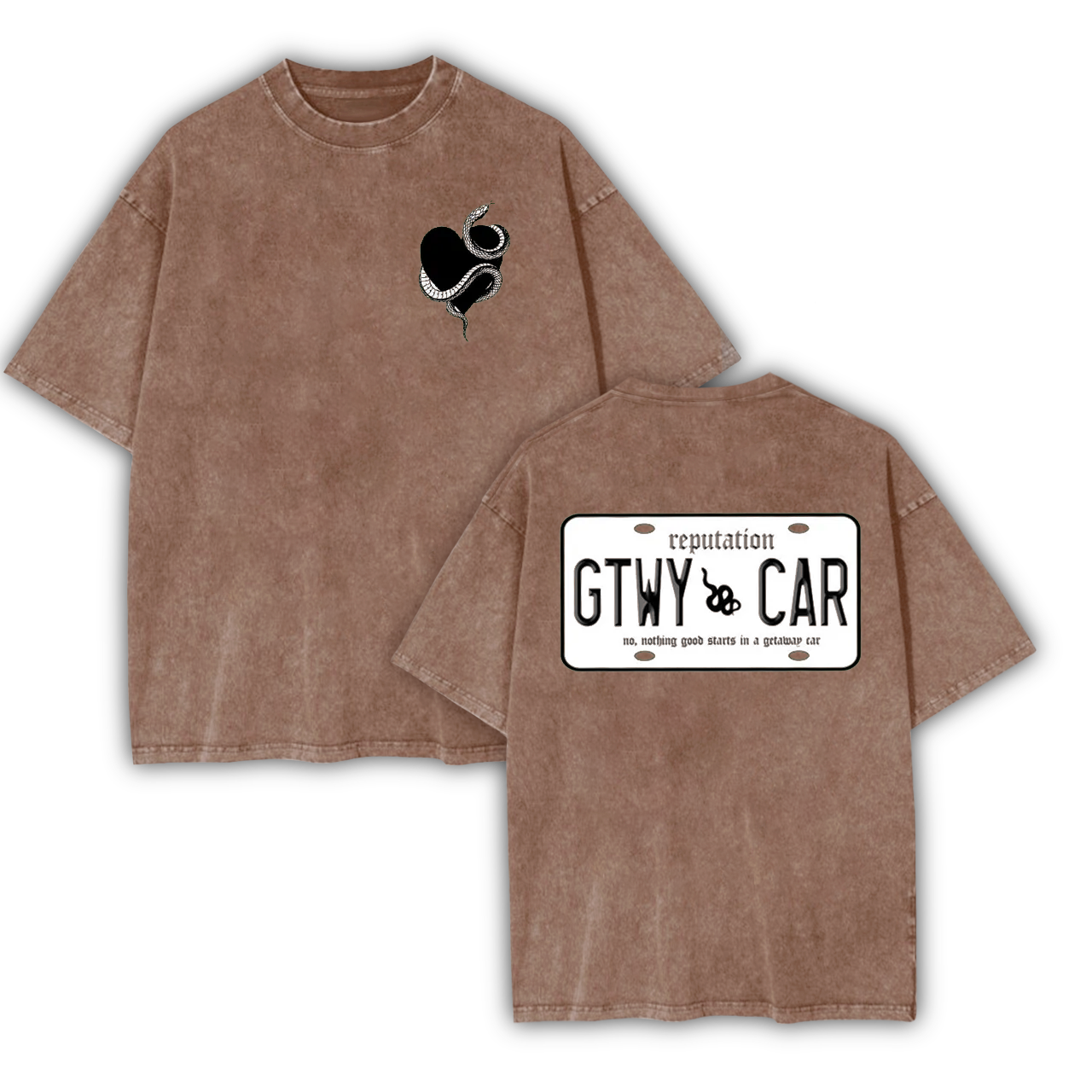 Nothing Good Starts In A Getaway Car Garment-dye Tees