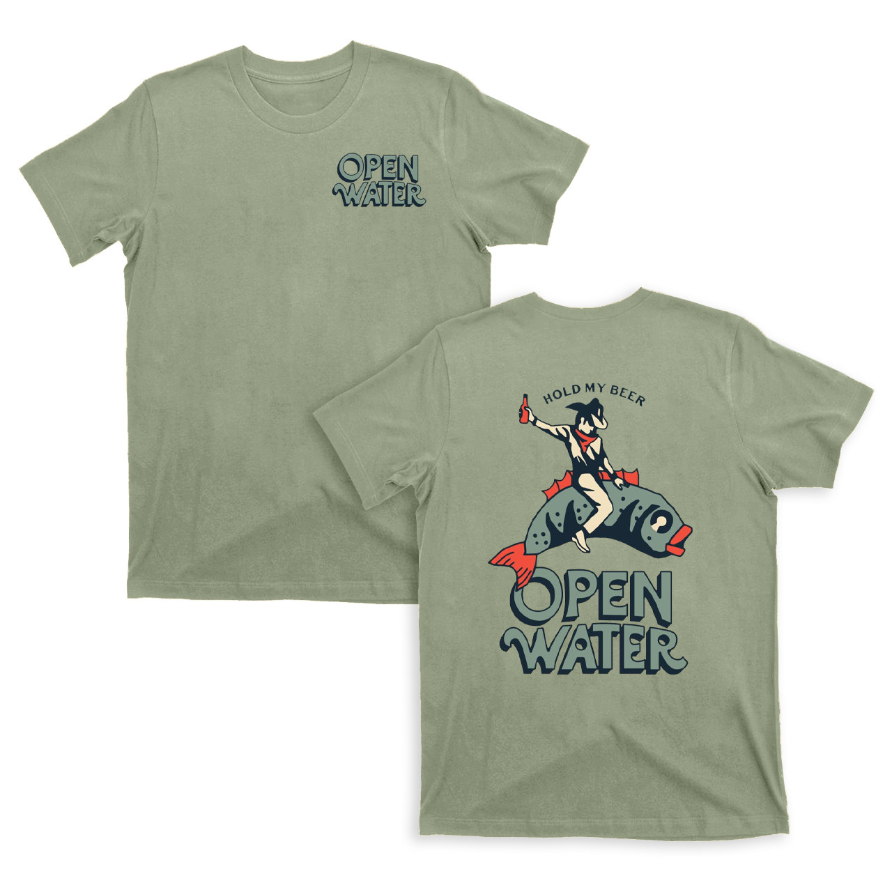 Hold My Beer Open Water T-Shirts