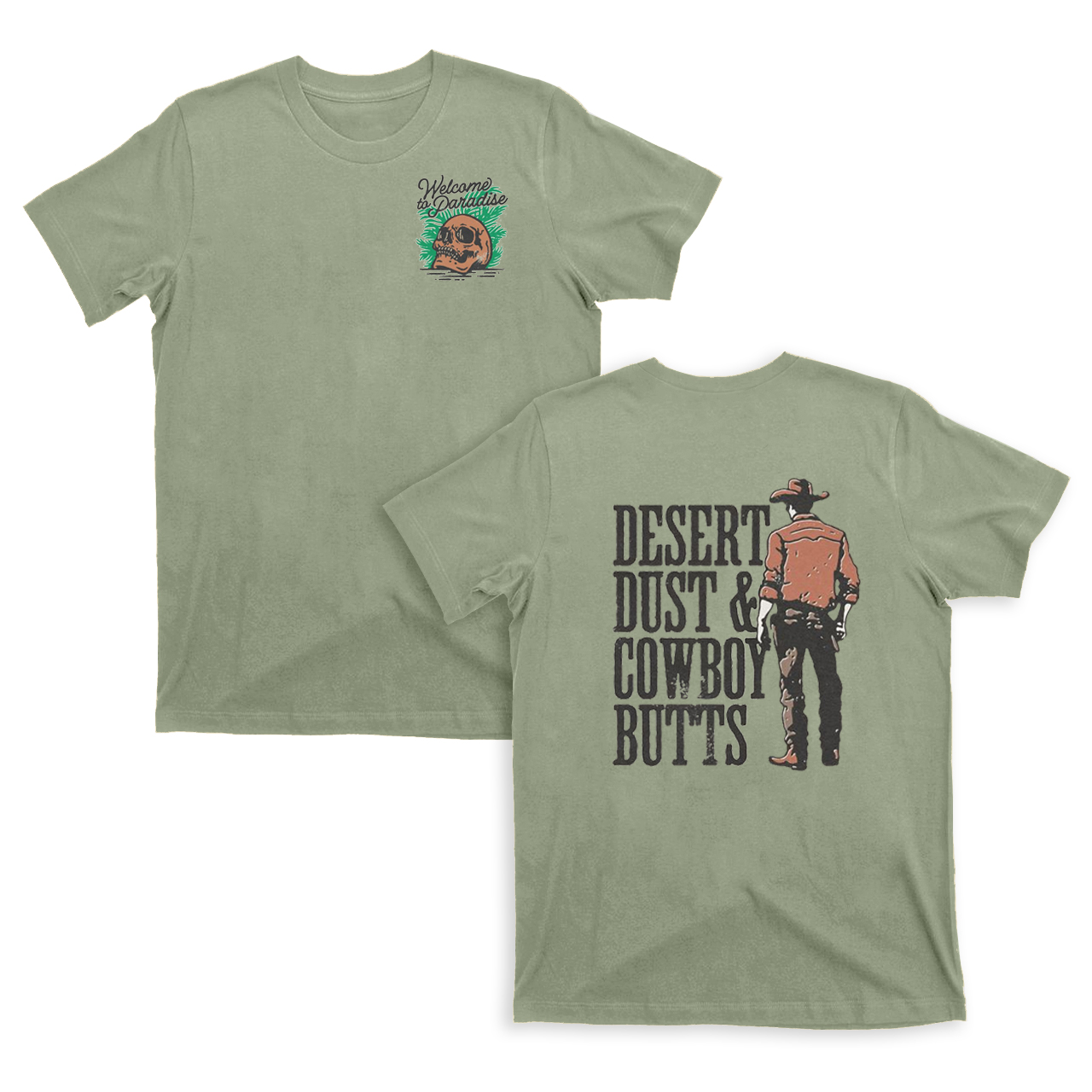 Desert Dust Cowboy Butts T-Shirts