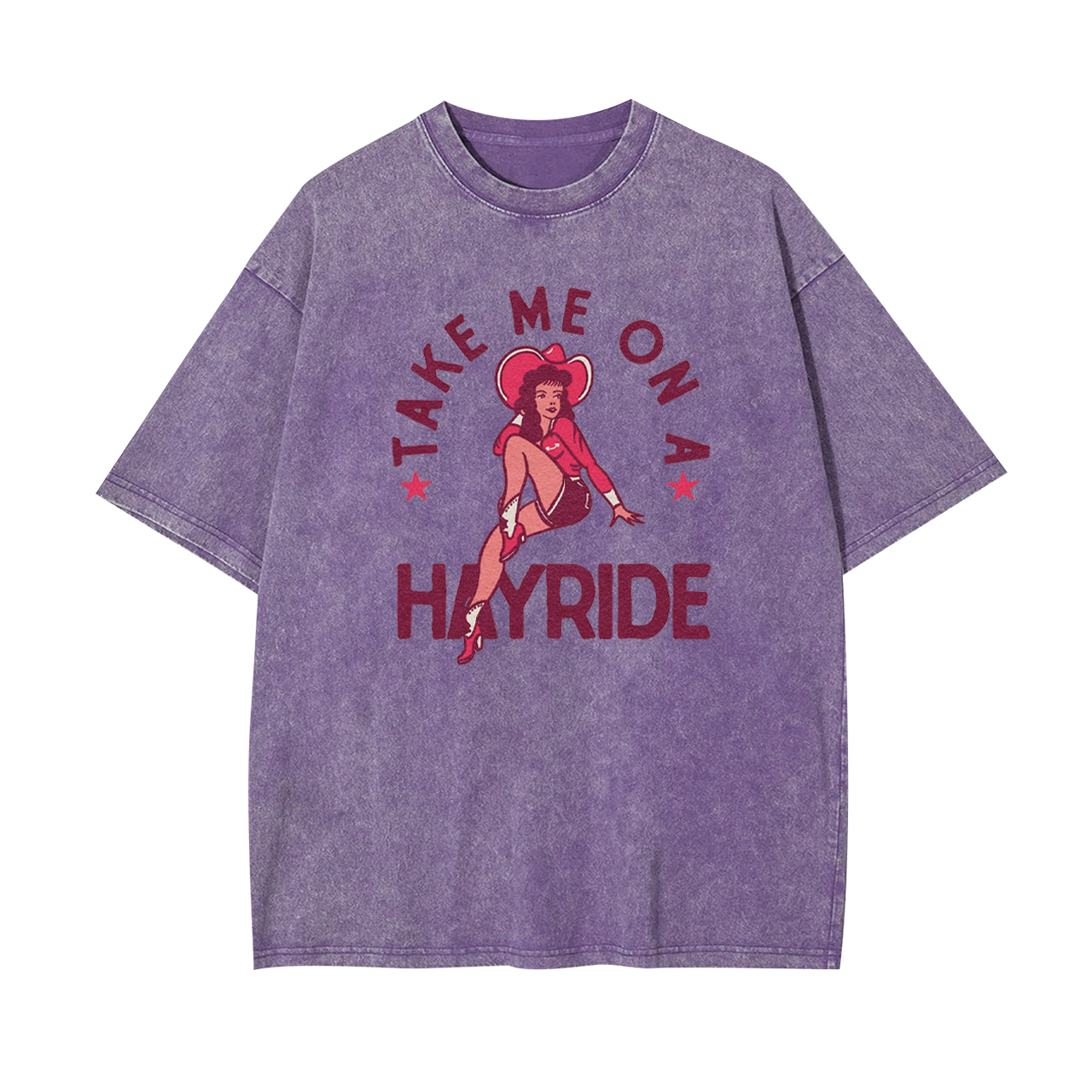 Take Me On A Hayride Garment-dye Tees
