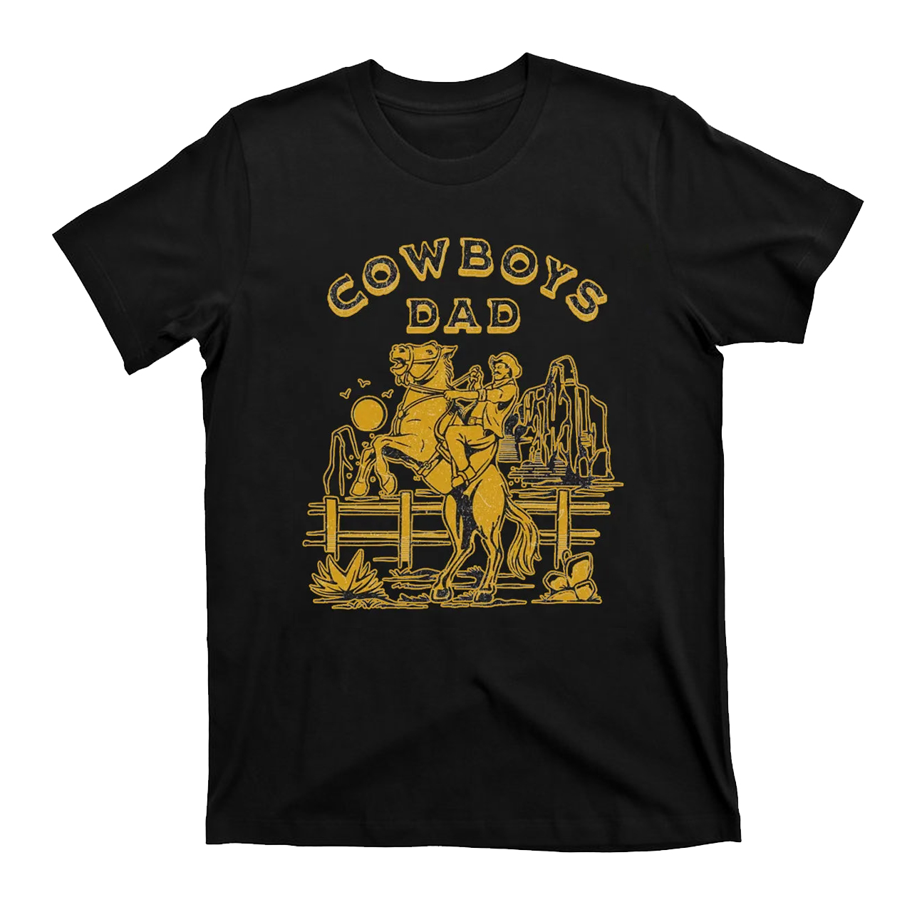 Cowboys Dad-Western Cowboy Country T-Shirts