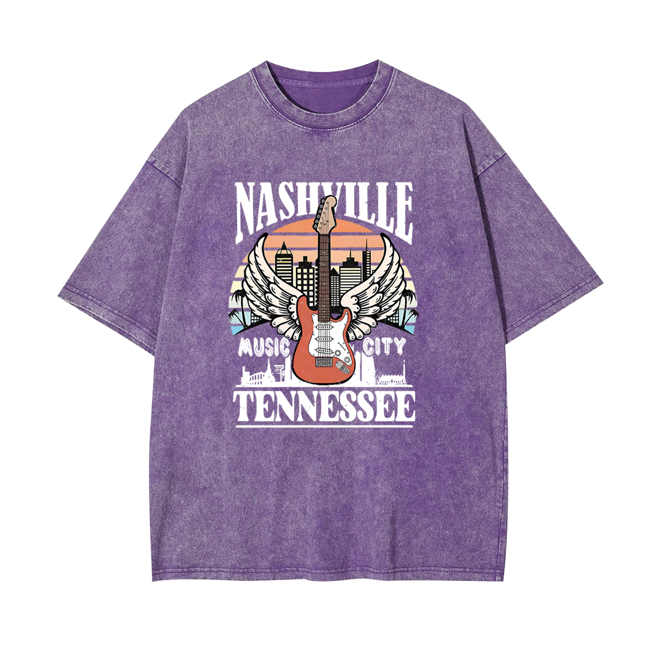 Classic Nashville Music City 1993 Garment-dye Tees