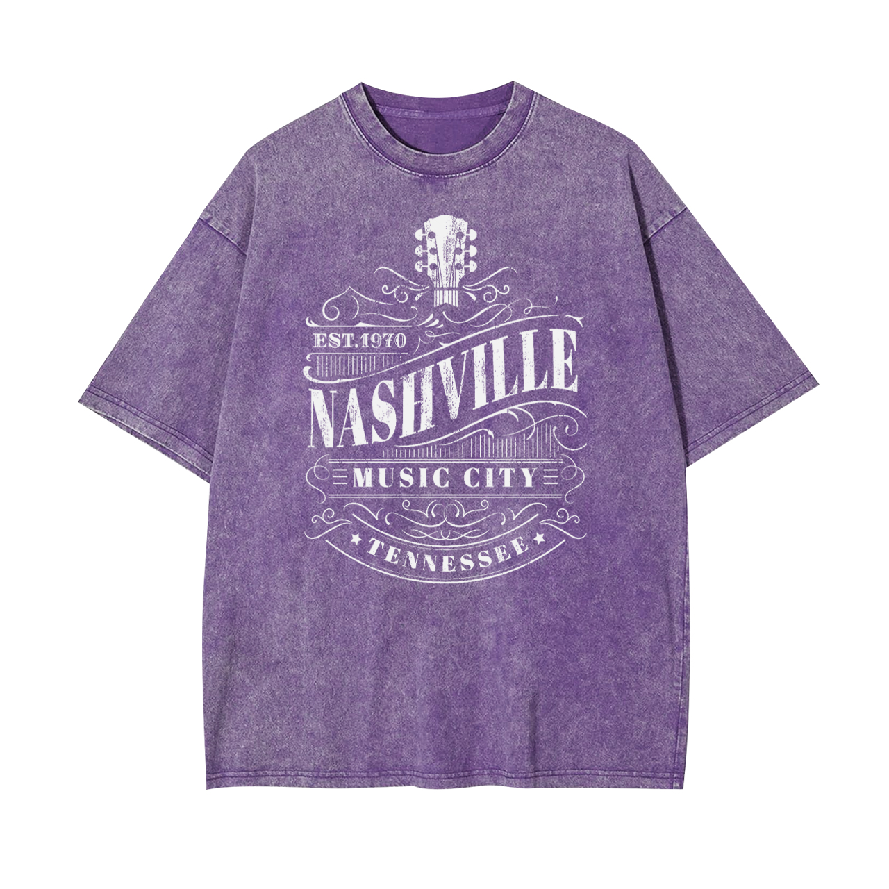 Nashville Music City EST.1970 Garment-dye Tees