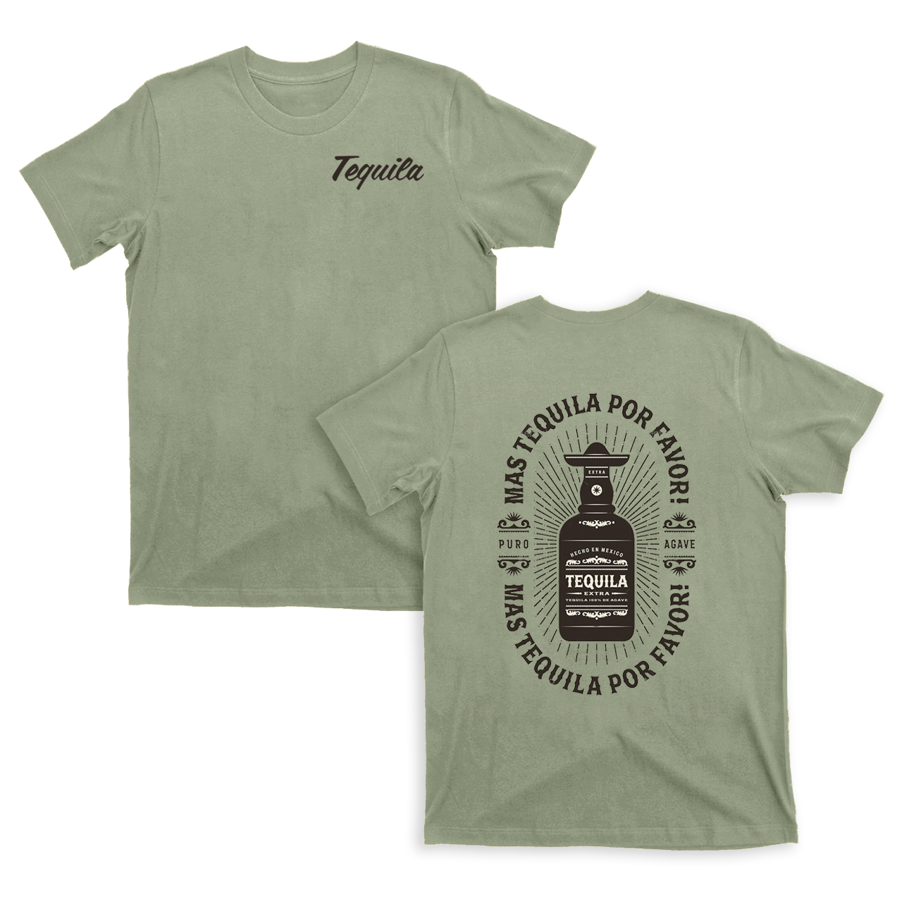 Vintage Mas Tequila T-Shirts
