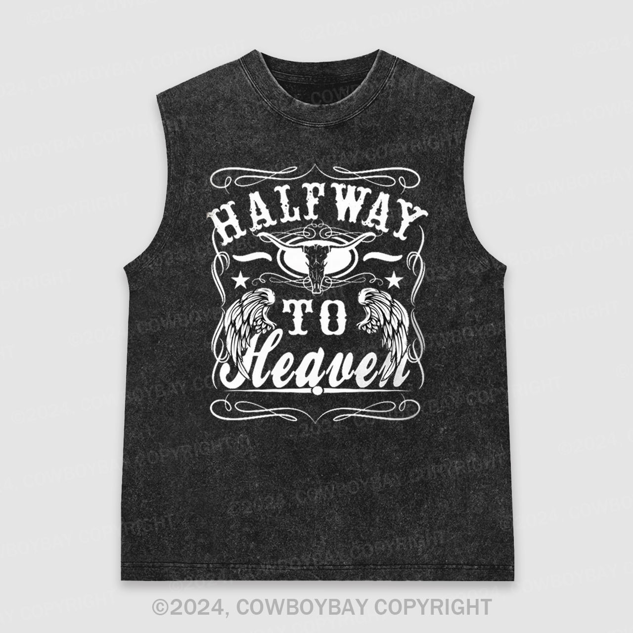 Halfway To Heaven Washed Tanks