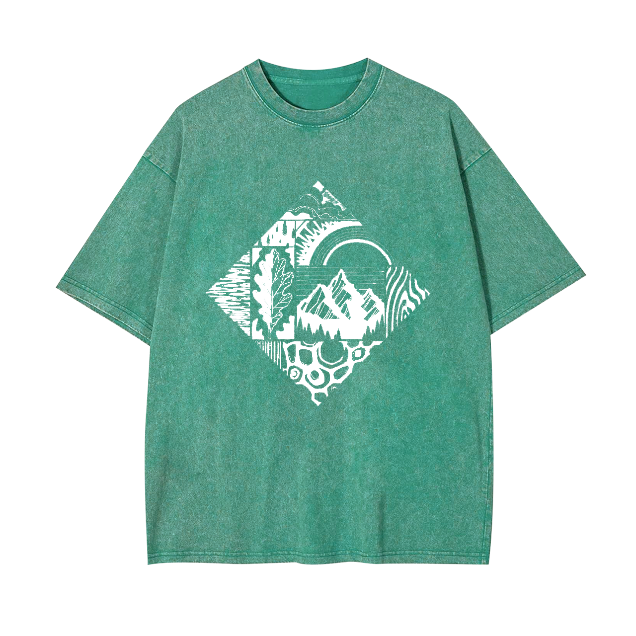 Mysterious Four Corners Garment-dye Tees