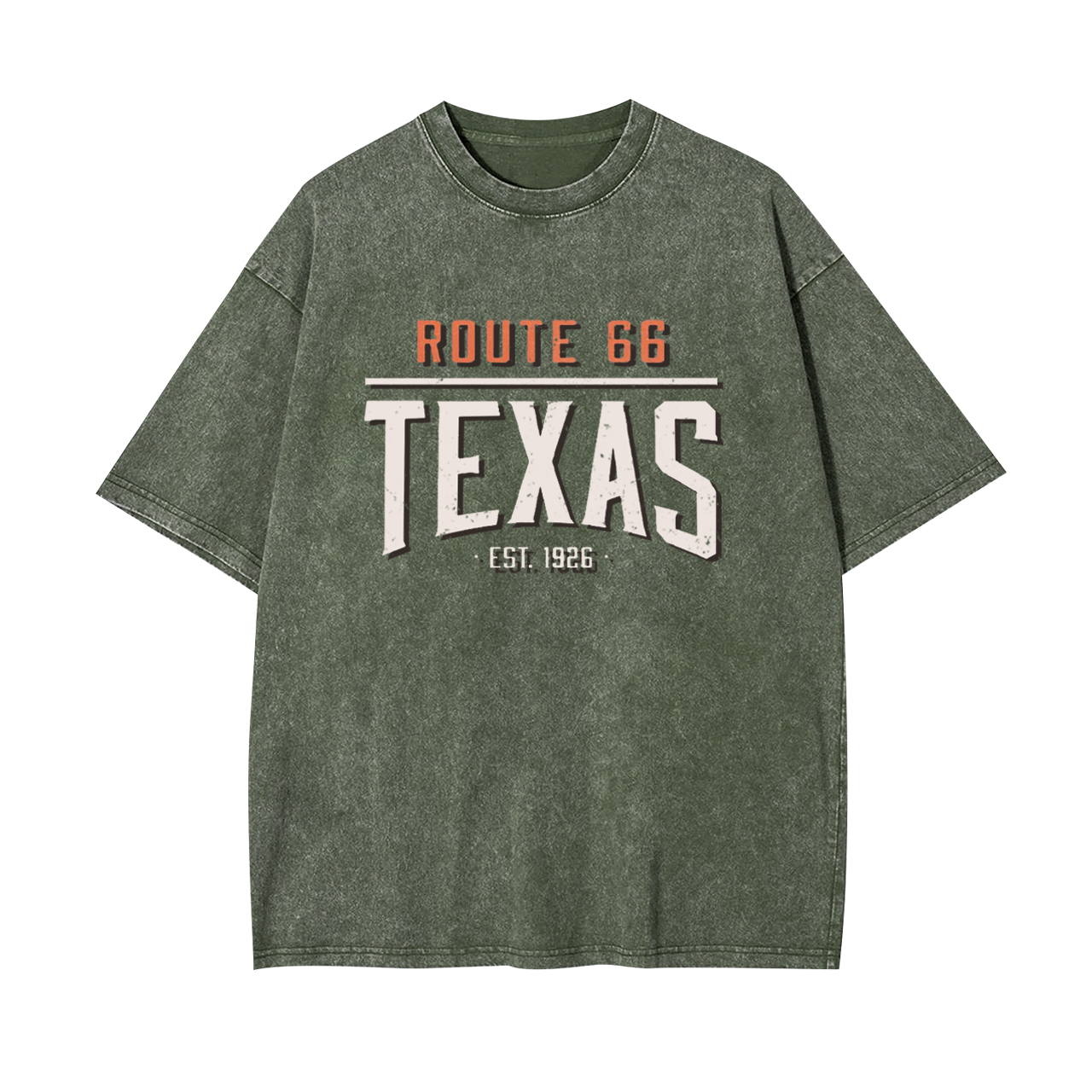 Texas Route 66  Garment-dye Tees
