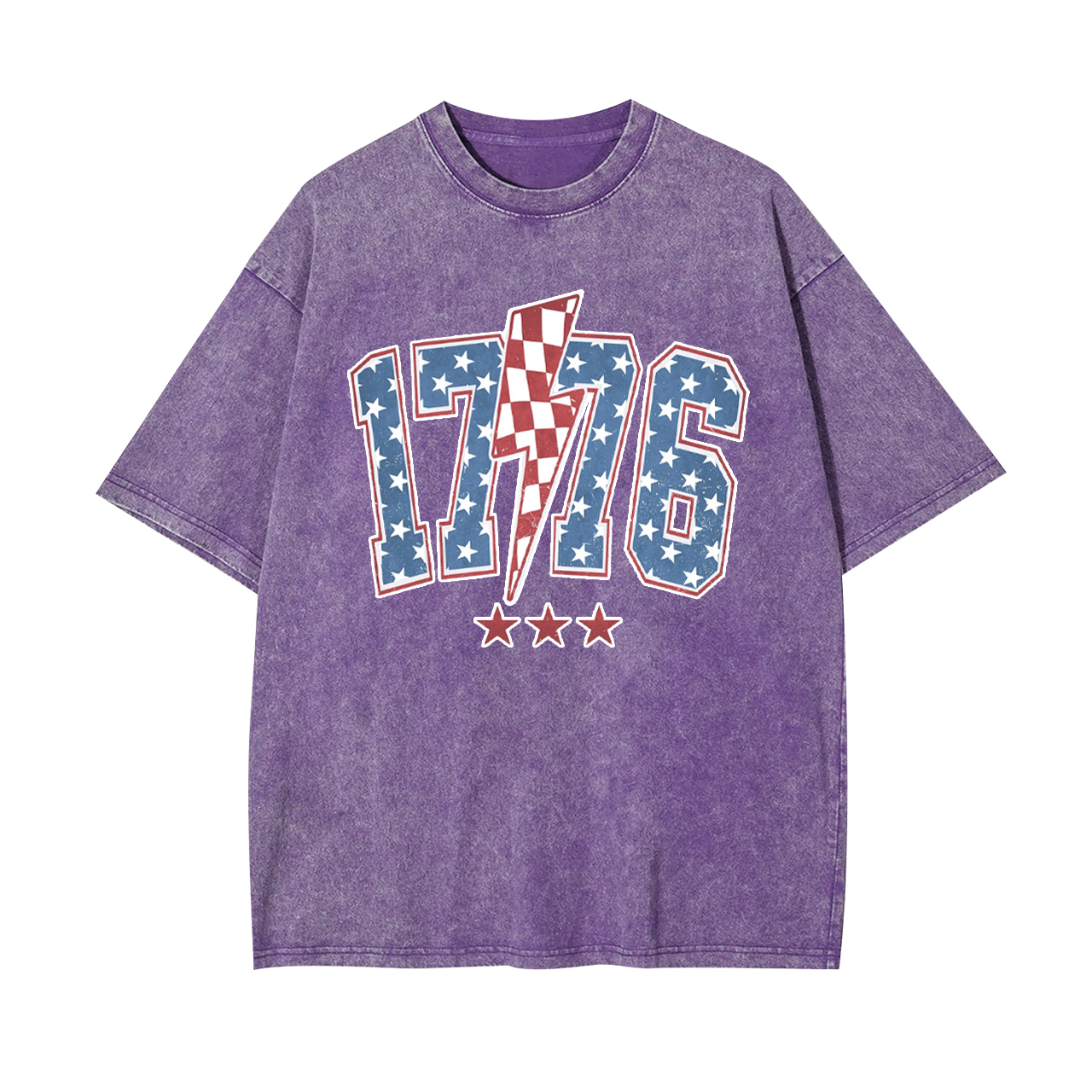 1776 America 4th of July  Garment-dye Tees