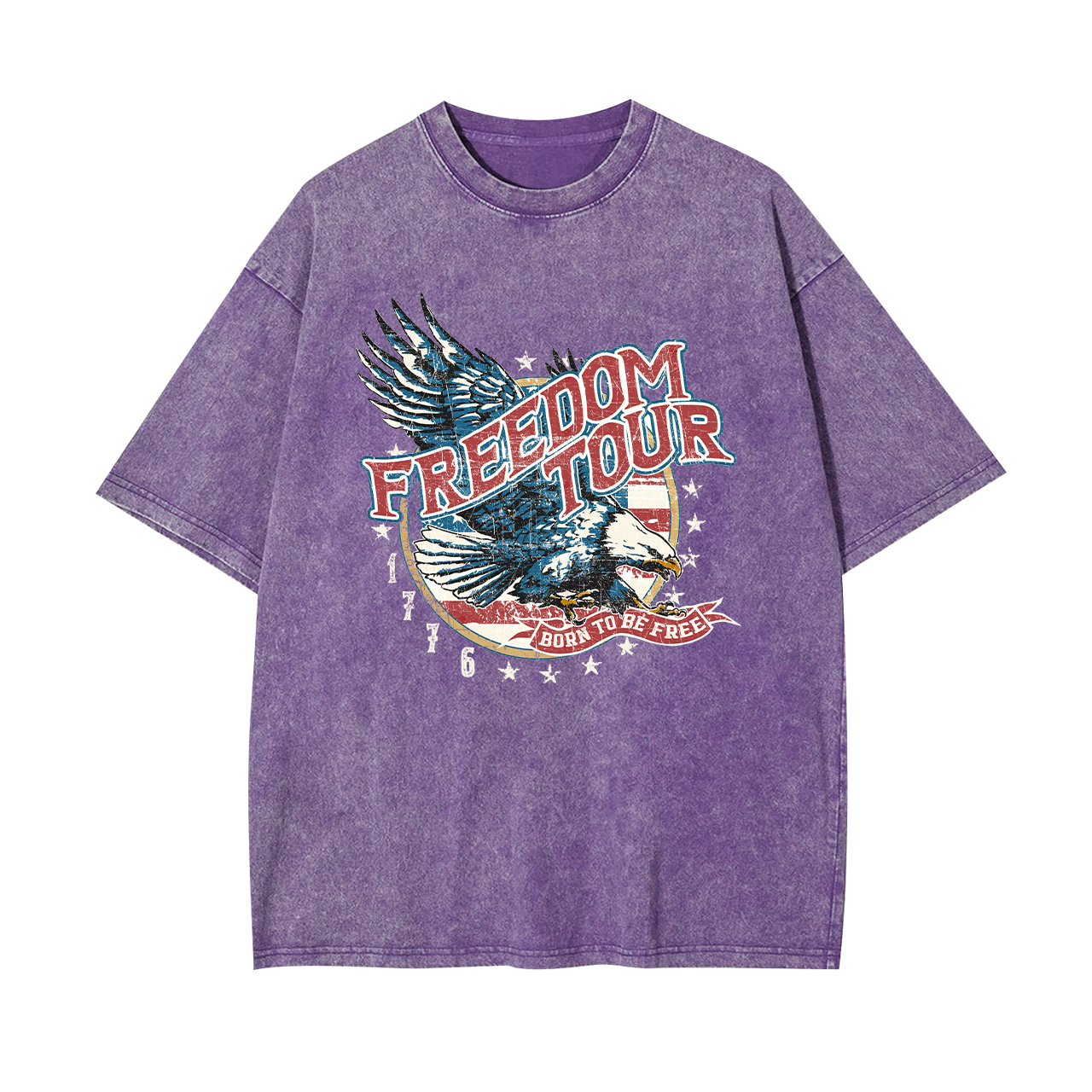 Born to Be Free 1776 Garment-dye Tees