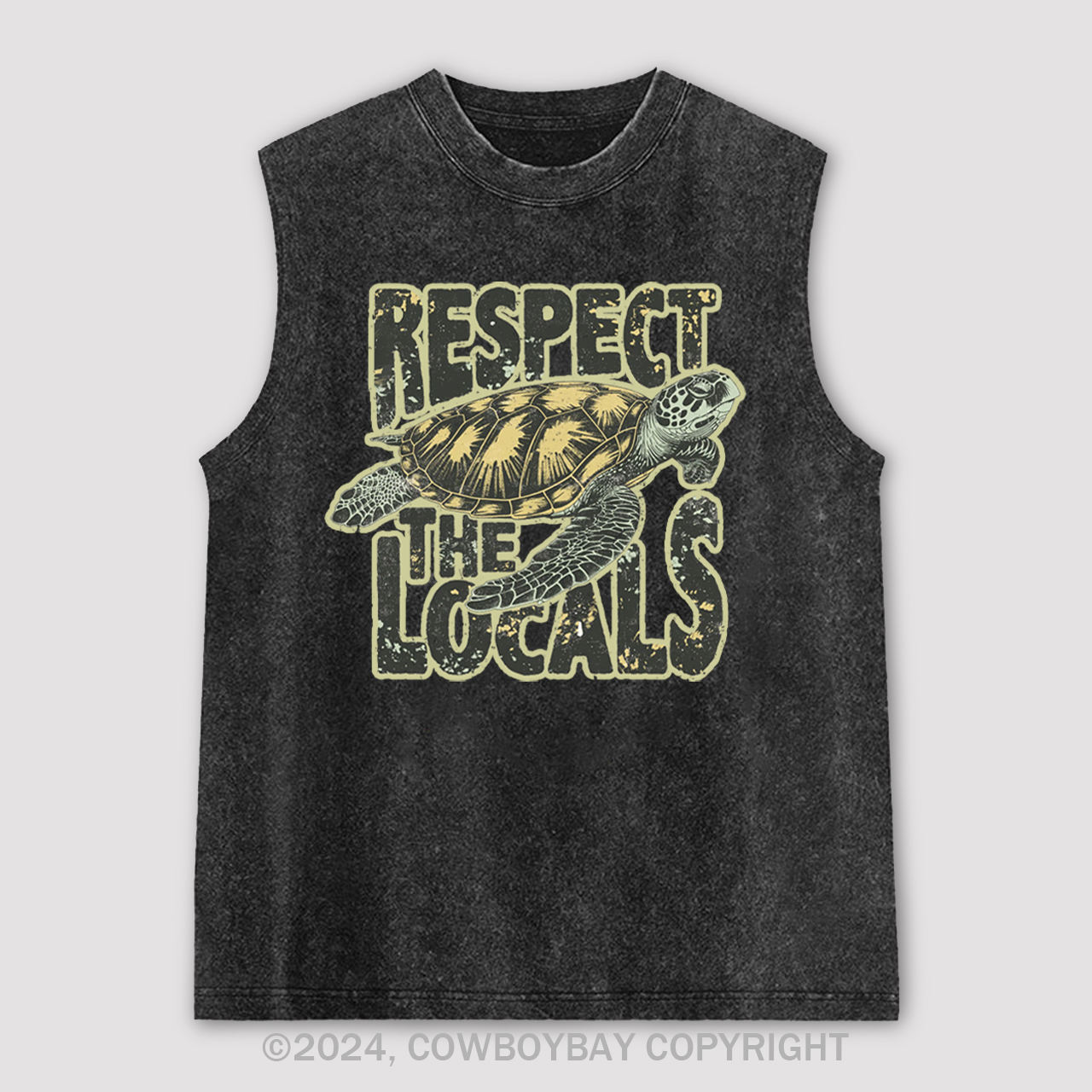 Respect The Locals Washed Tanks