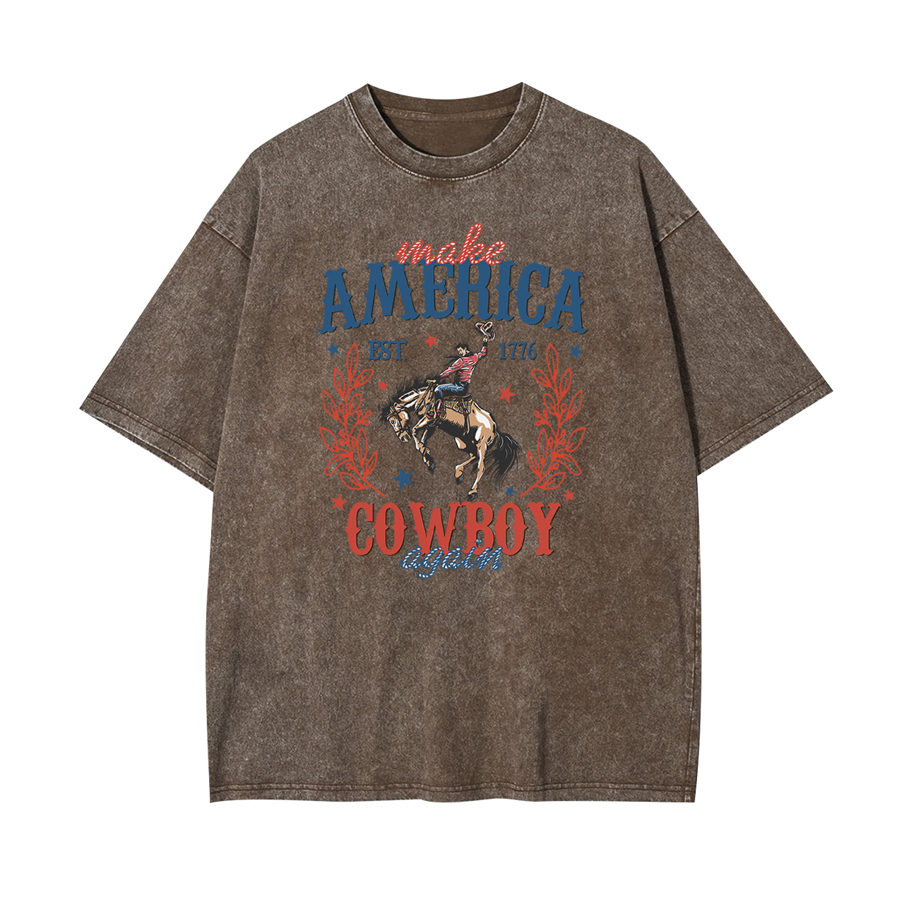 Made Ameria EST. 1776 Cowboy Again Garment-dye Tees