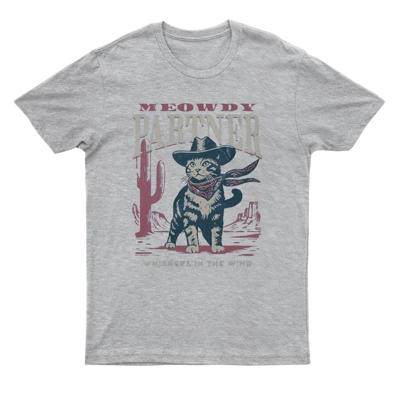 Meowdy Partner Cowboy Cat T-Shirts