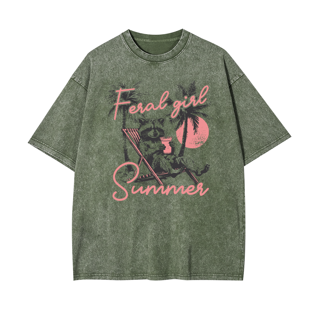 Feral Girl Summer Garment-dye Tees