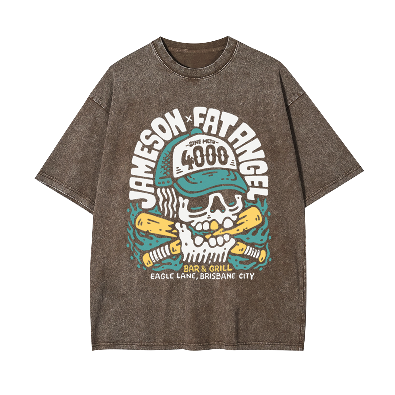 Jameson And Fat Angel Garment-dye Tees