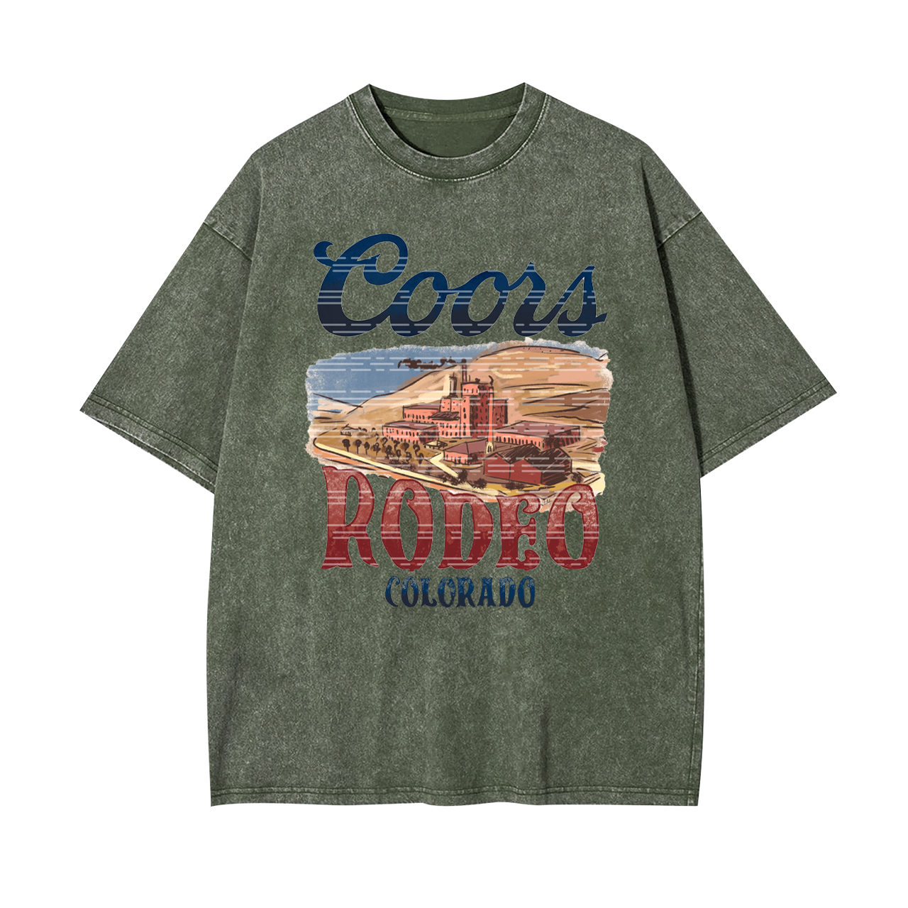 Coors and Rodeo Garment-dye Tees