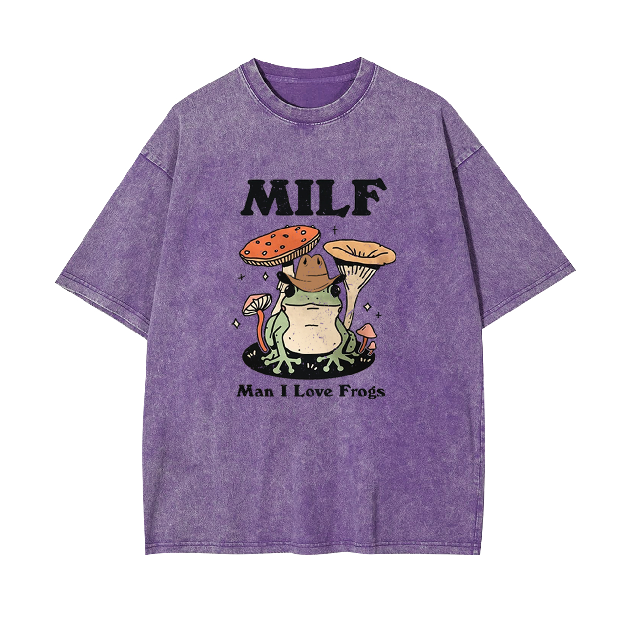 Funny MILF Froggy Garment-dye Tees