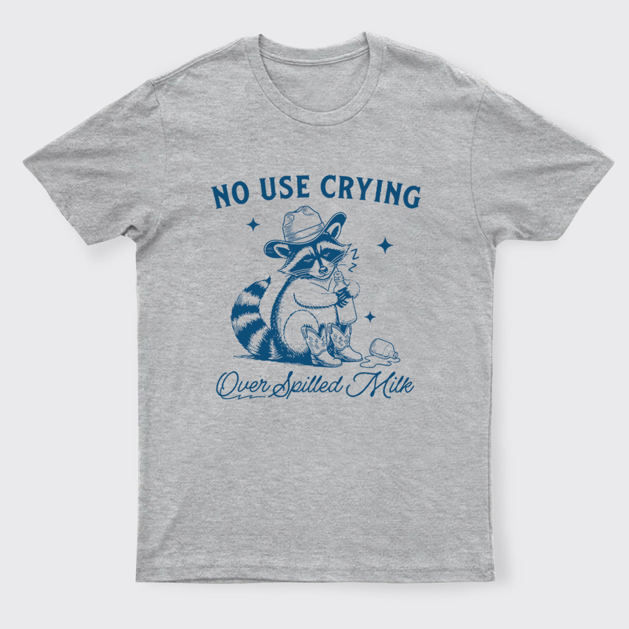 Funny Raccoon-No Use Crying Over Spilled Milk T-Shirts