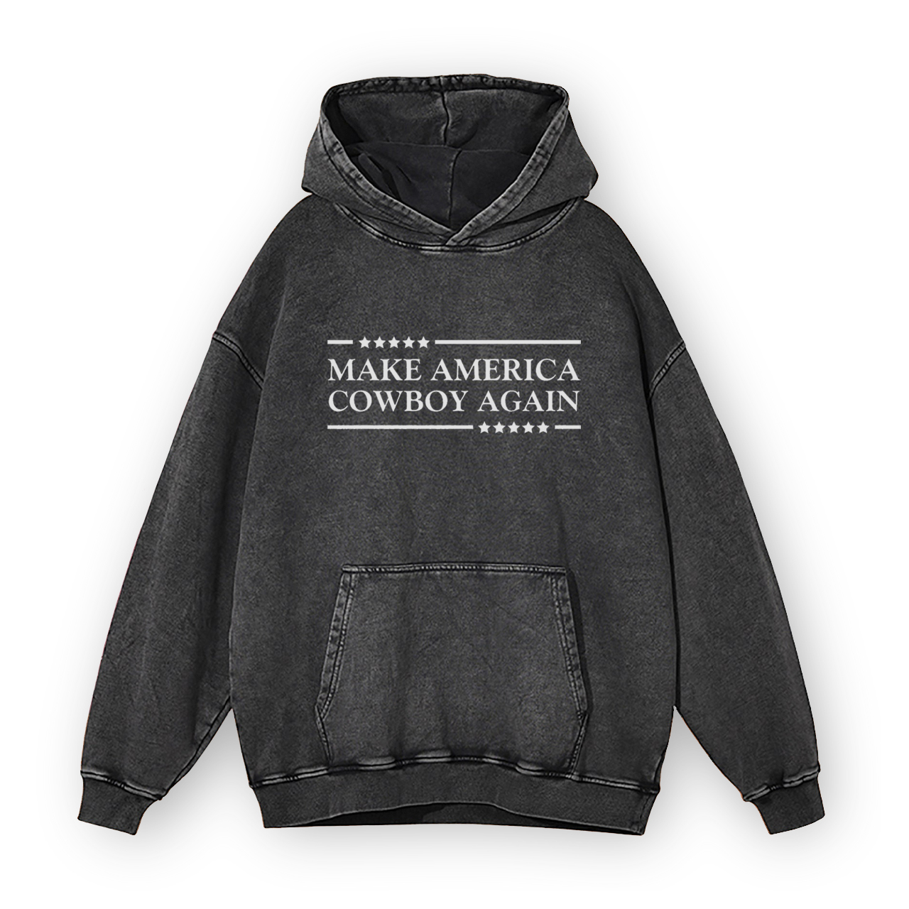 Make America Cowboy Again Garment-Dye Hoodies