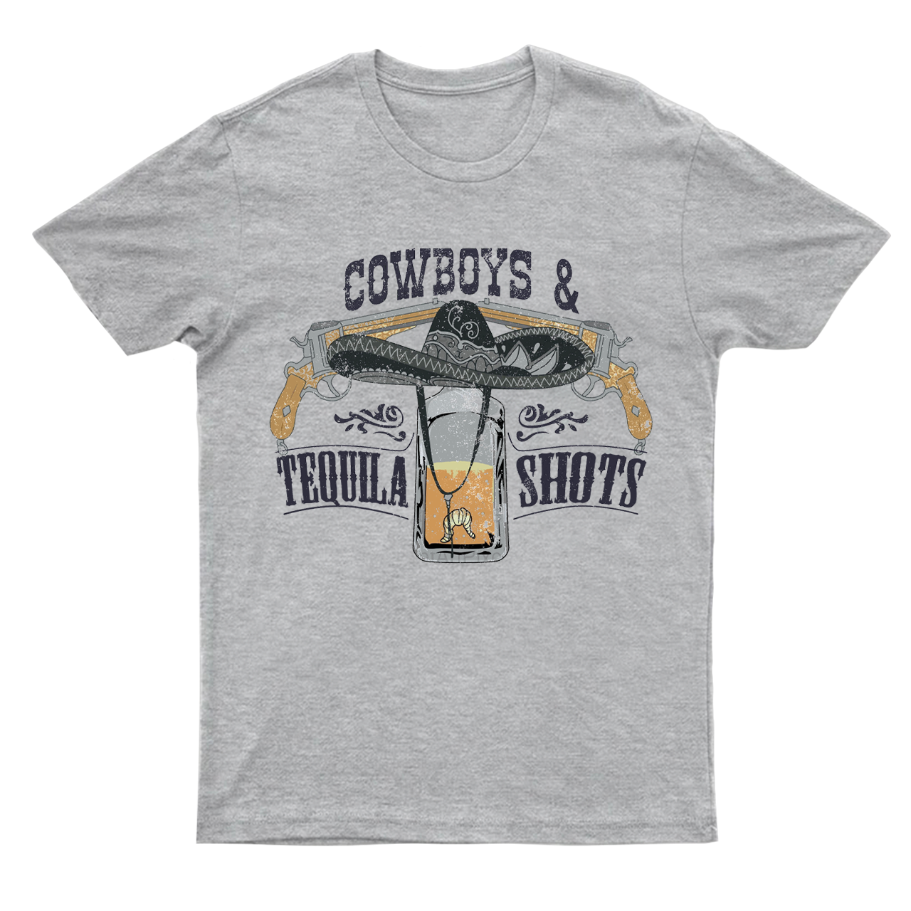 Cowboys&Tequila Shots T-Shirts